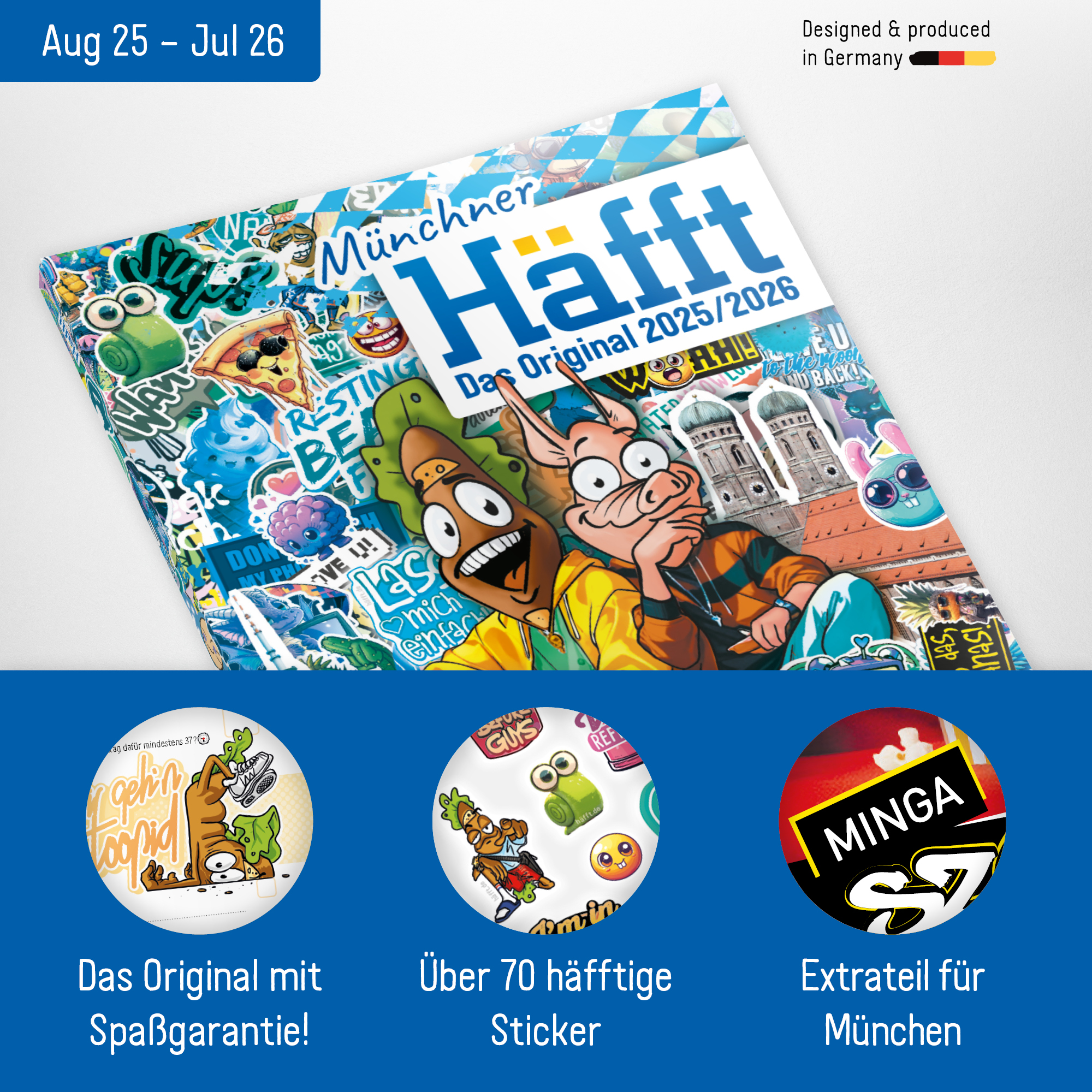 Artikelbild 2 des Artikels “Häfft Original Hausaufgabenheft 2025/2026 A5 [München] “