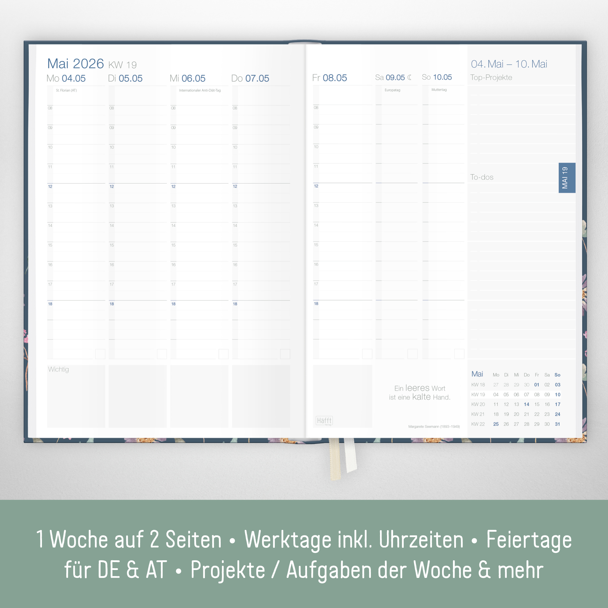 Artikelbild 3 des Artikels “Häfft® Business-Timer 2026 A5 