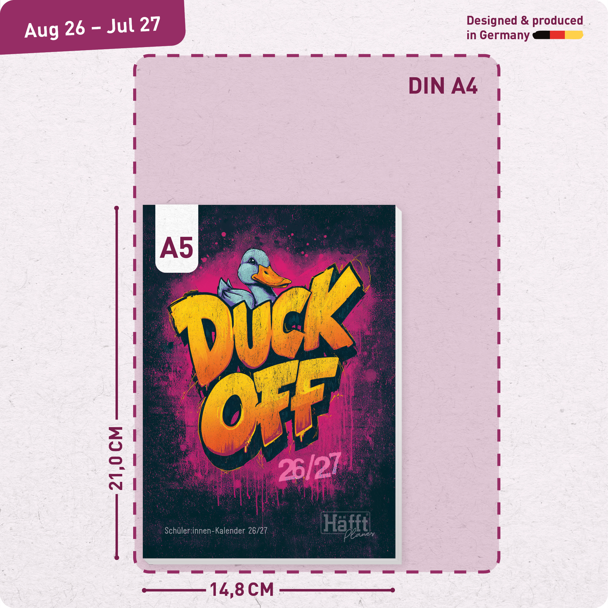 Artikelbild 3 des Artikels “Häfft Planer A5 2026/2027 A5 [Duck off] “
