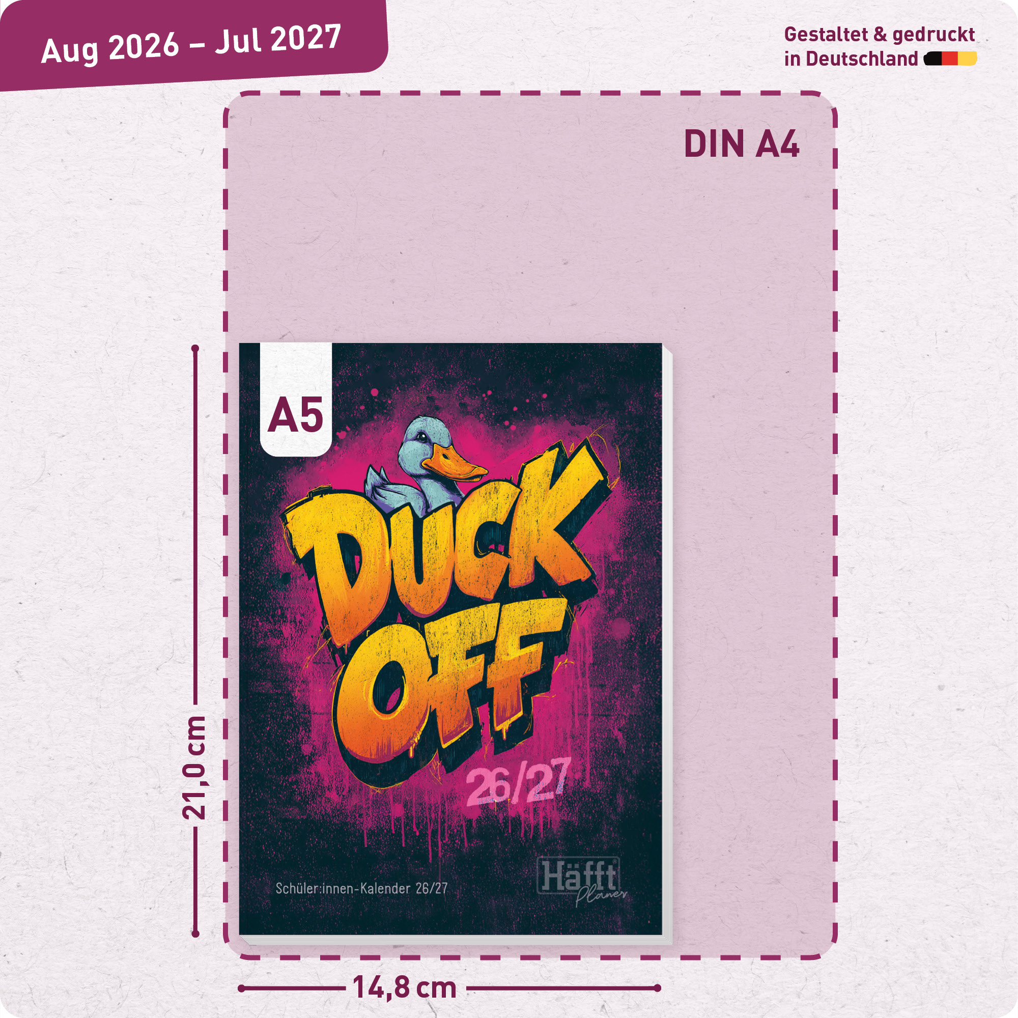 Artikelbild 3 des Artikels “Häfft Planer A5 2026/2027 A5 [Duck off] “