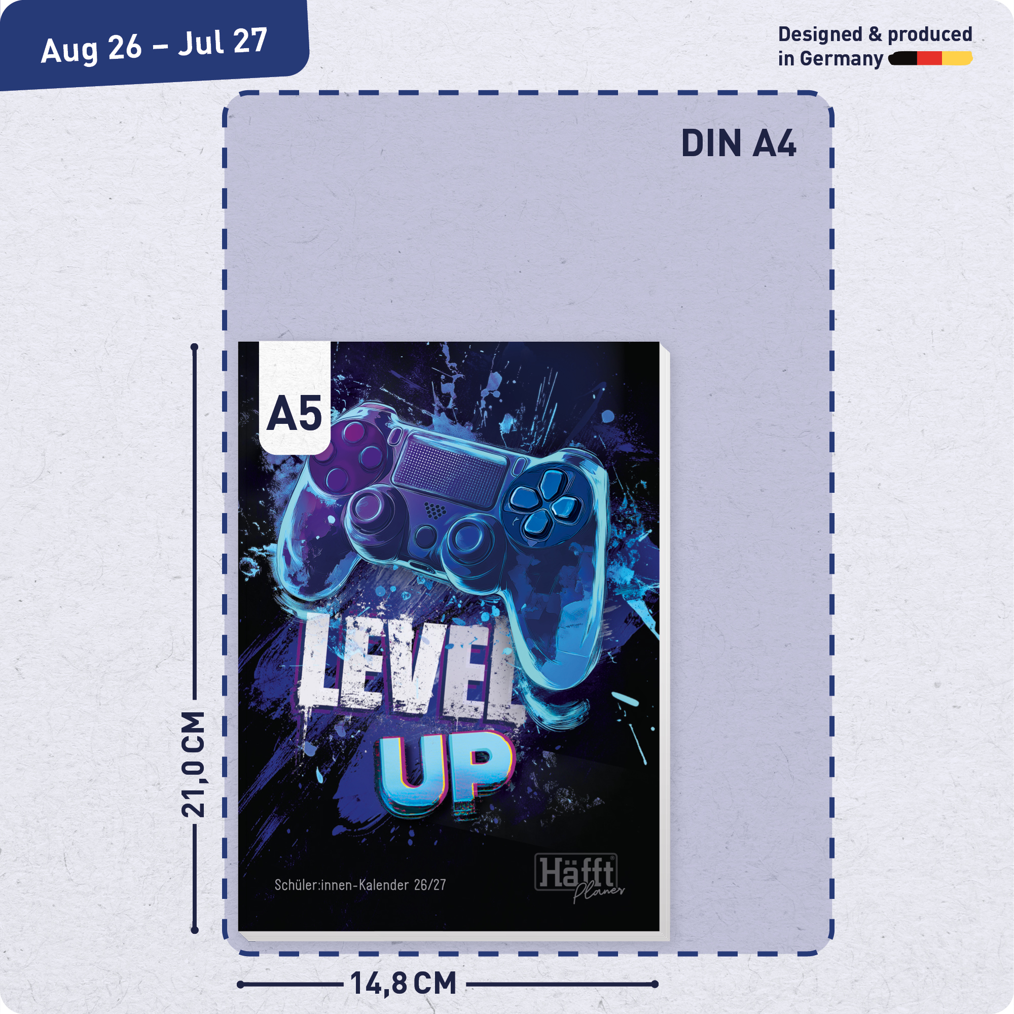 Artikelbild 3 des Artikels “Häfft Planer A5 2026/2027 [Level Up] “