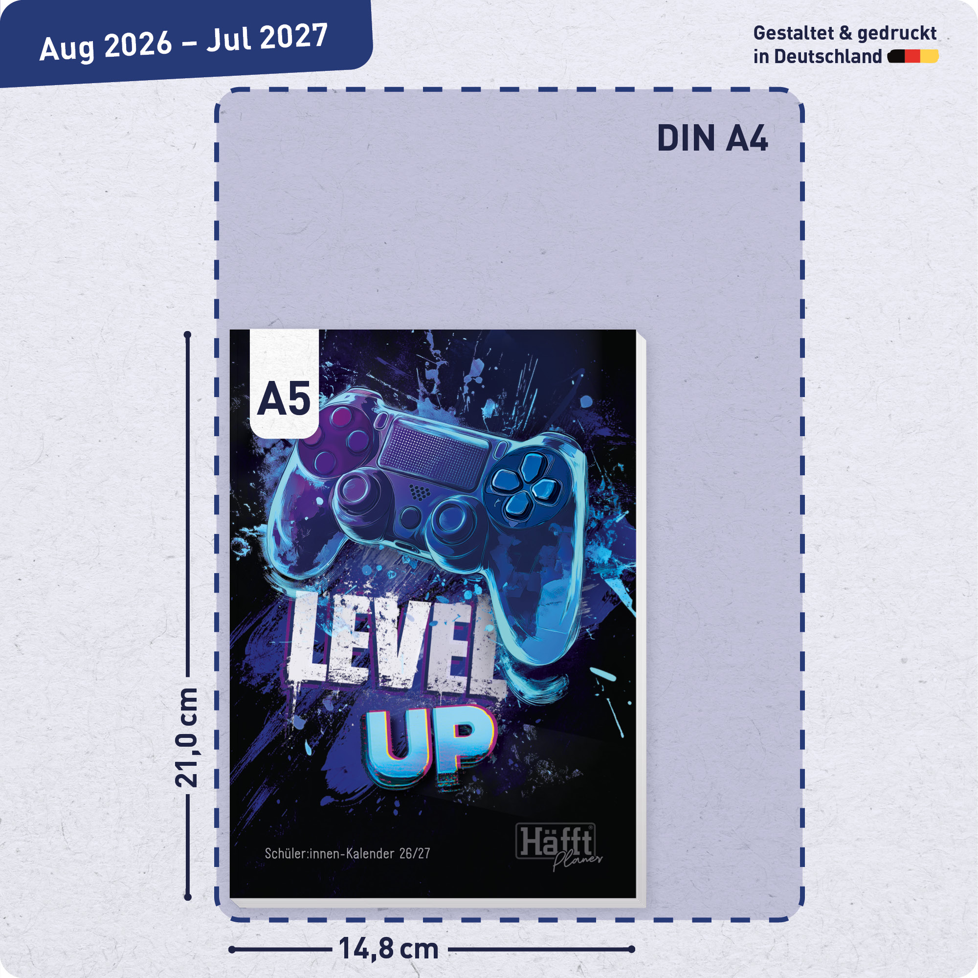 Artikelbild 3 des Artikels “Häfft Planer A5 2026/2027 [Level Up] “