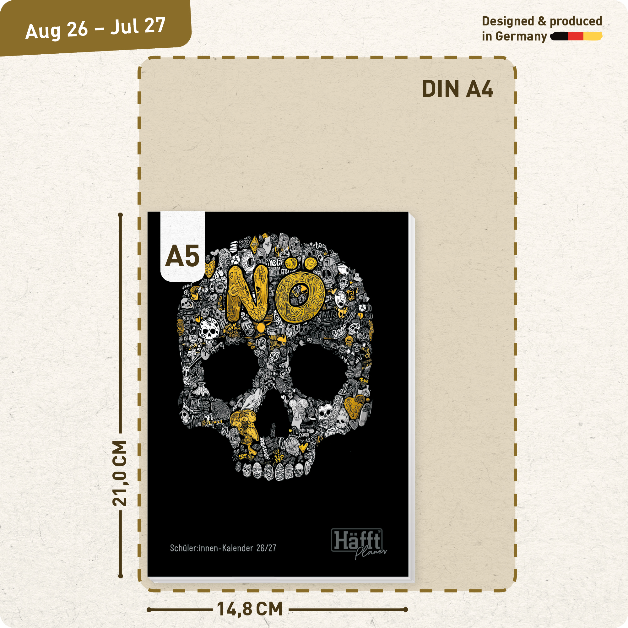 Artikelbild 3 des Artikels “Häfft Planer A5 2026/2027 [Skull] “