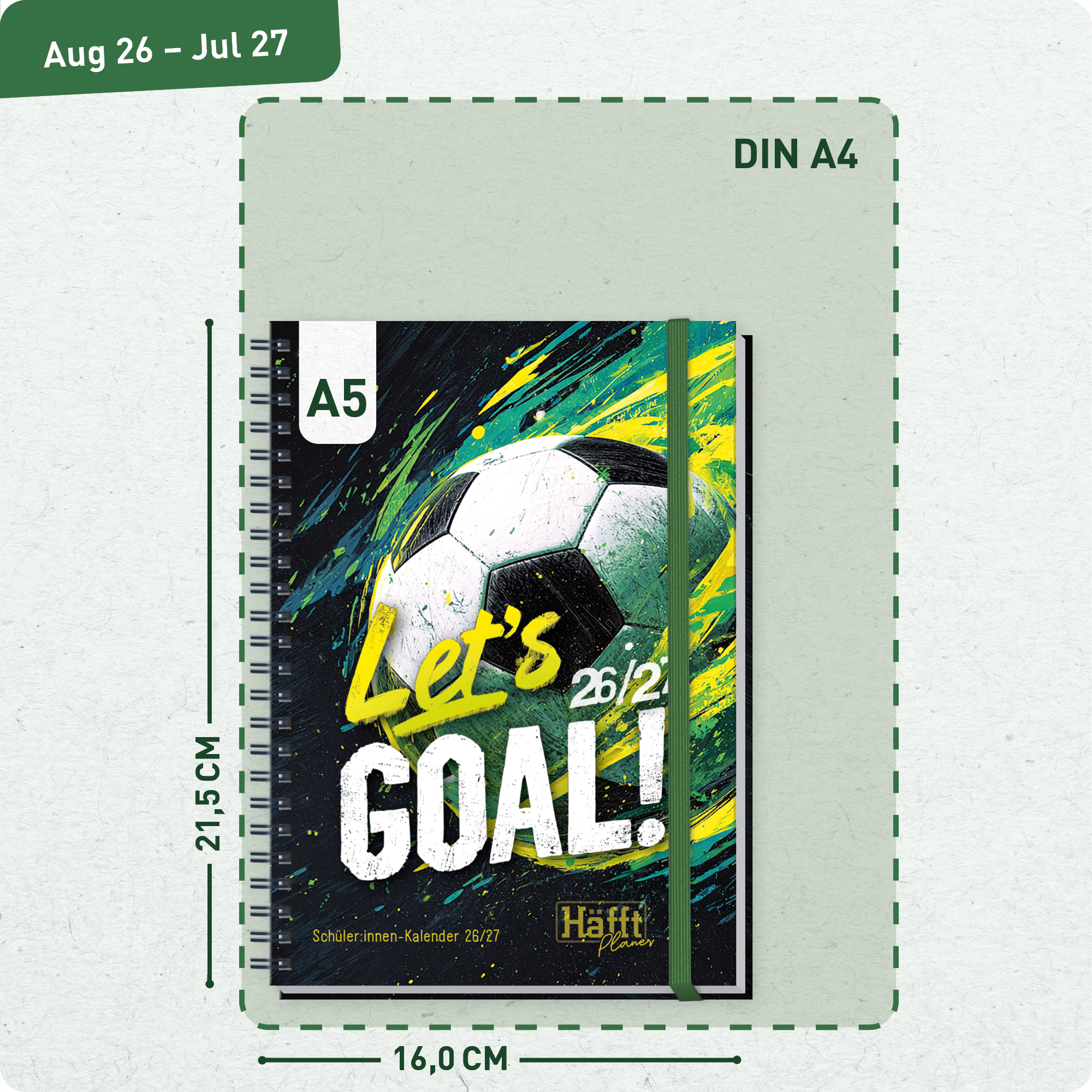 Artikelbild 3 des Artikels “Häfft Planer Premium A5 2026/2027 [Let’s goal!] “