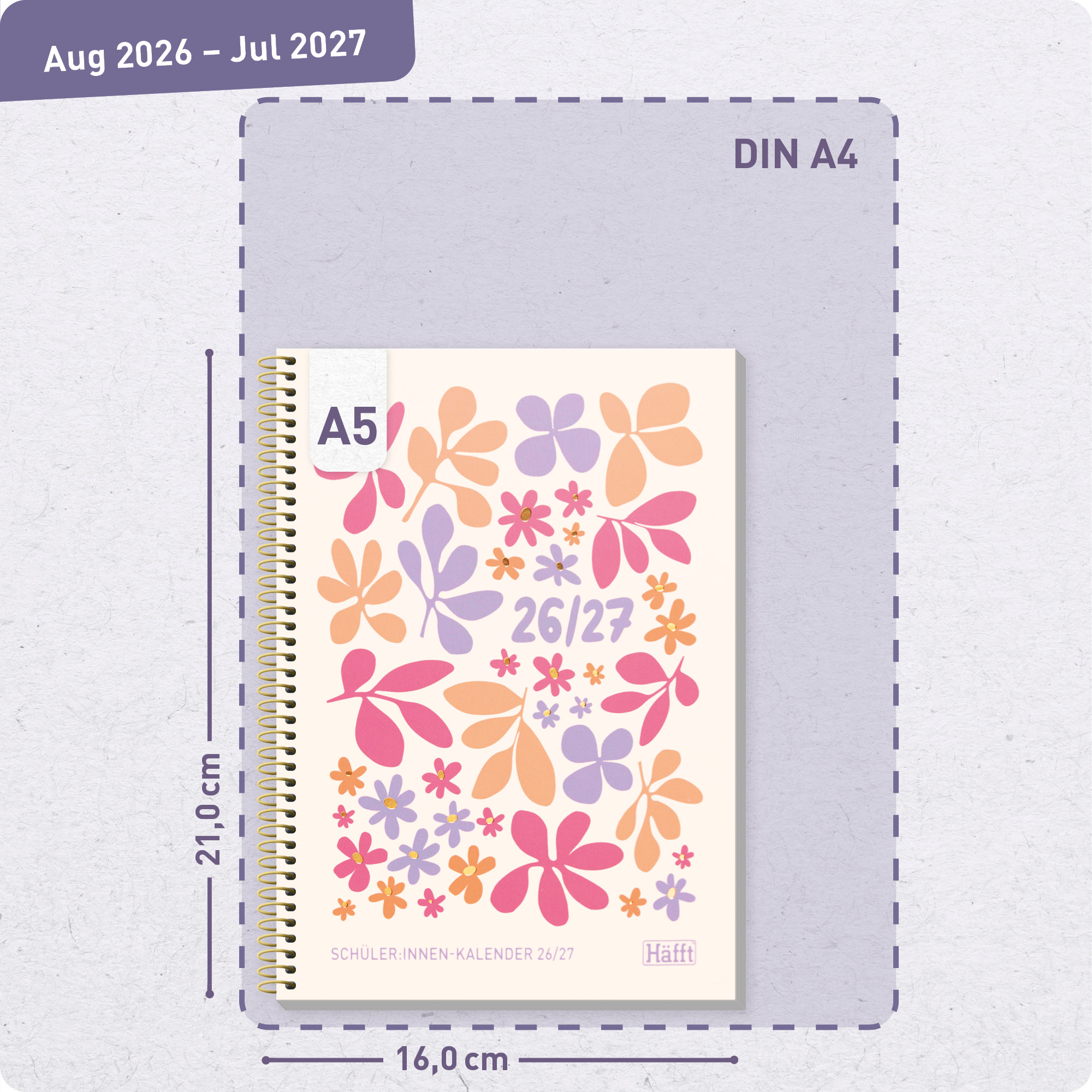 Artikelbild 3 des Artikels “College-Timer A5 2026/2027 [Daisy & Leaf] “