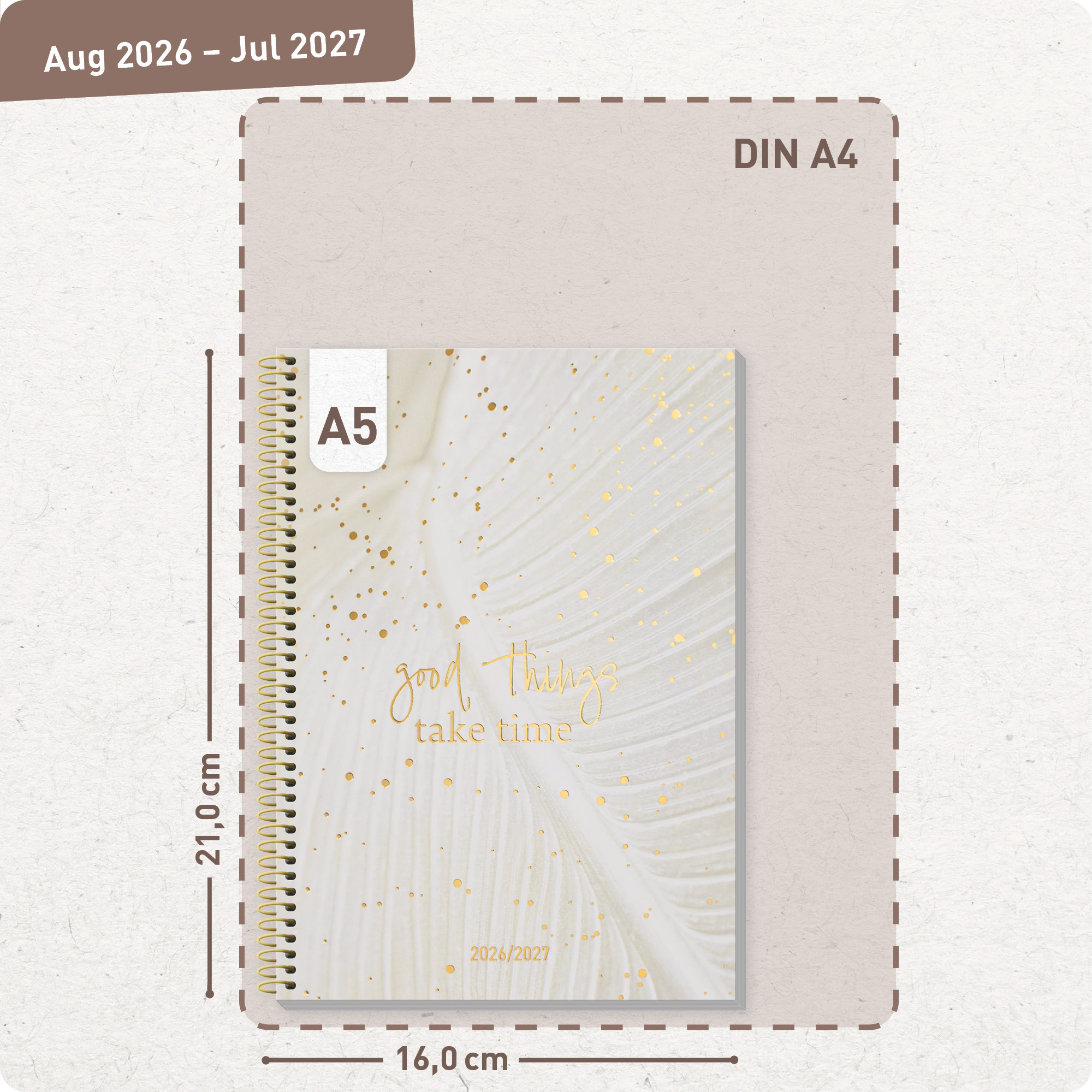 Artikelbild 3 des Artikels “College-Timer A5 2026/2027 [Sparkling Leaf] “