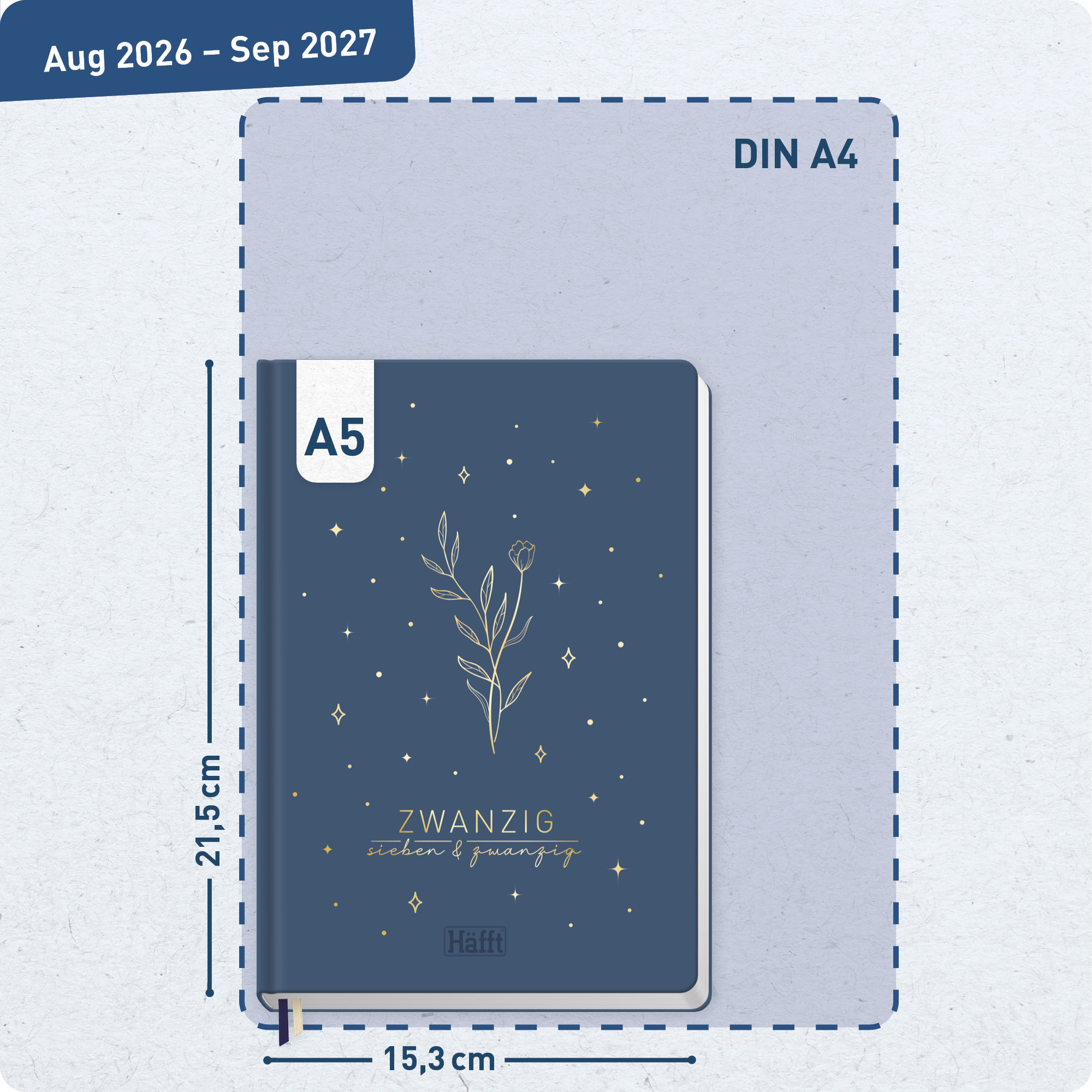 Artikelbild 3 des Artikels “Häfft-Timer A5 2026/2027 [Night Flower] “