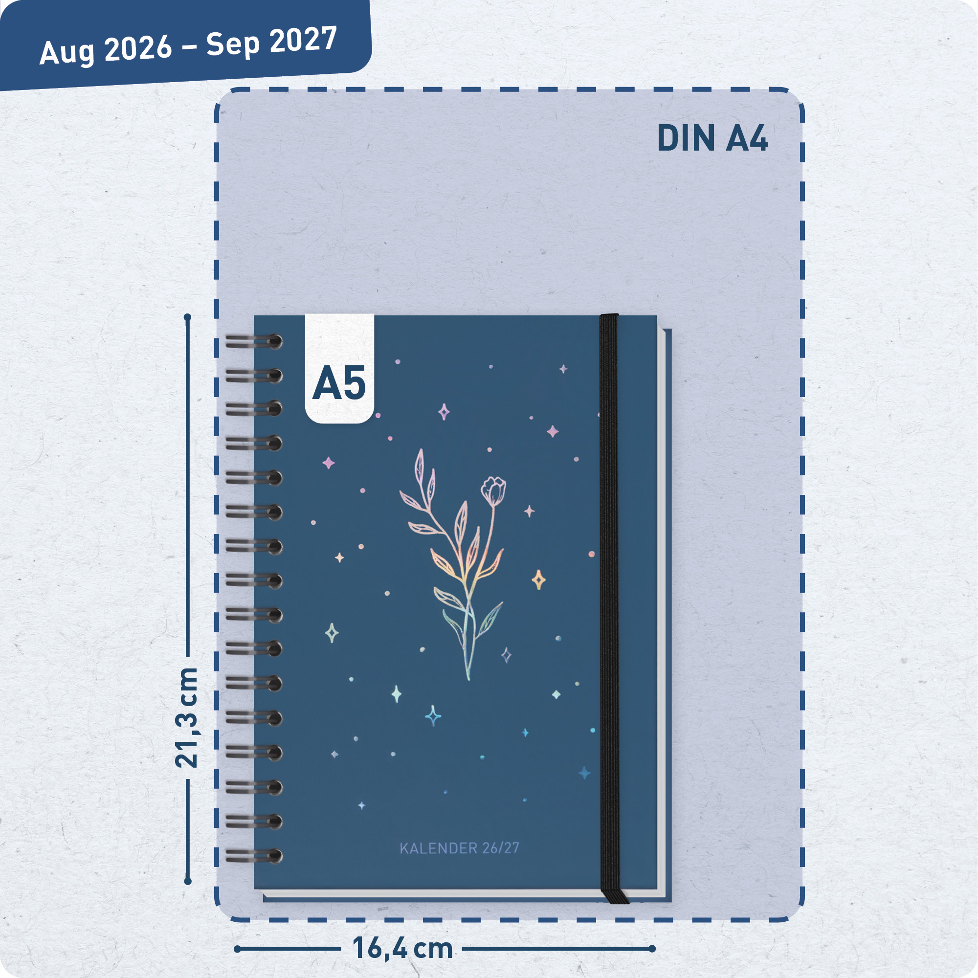 Artikelbild 3 des Artikels “Häfft-Timer Fancy A5 2026/2027 [Night Flower] “
