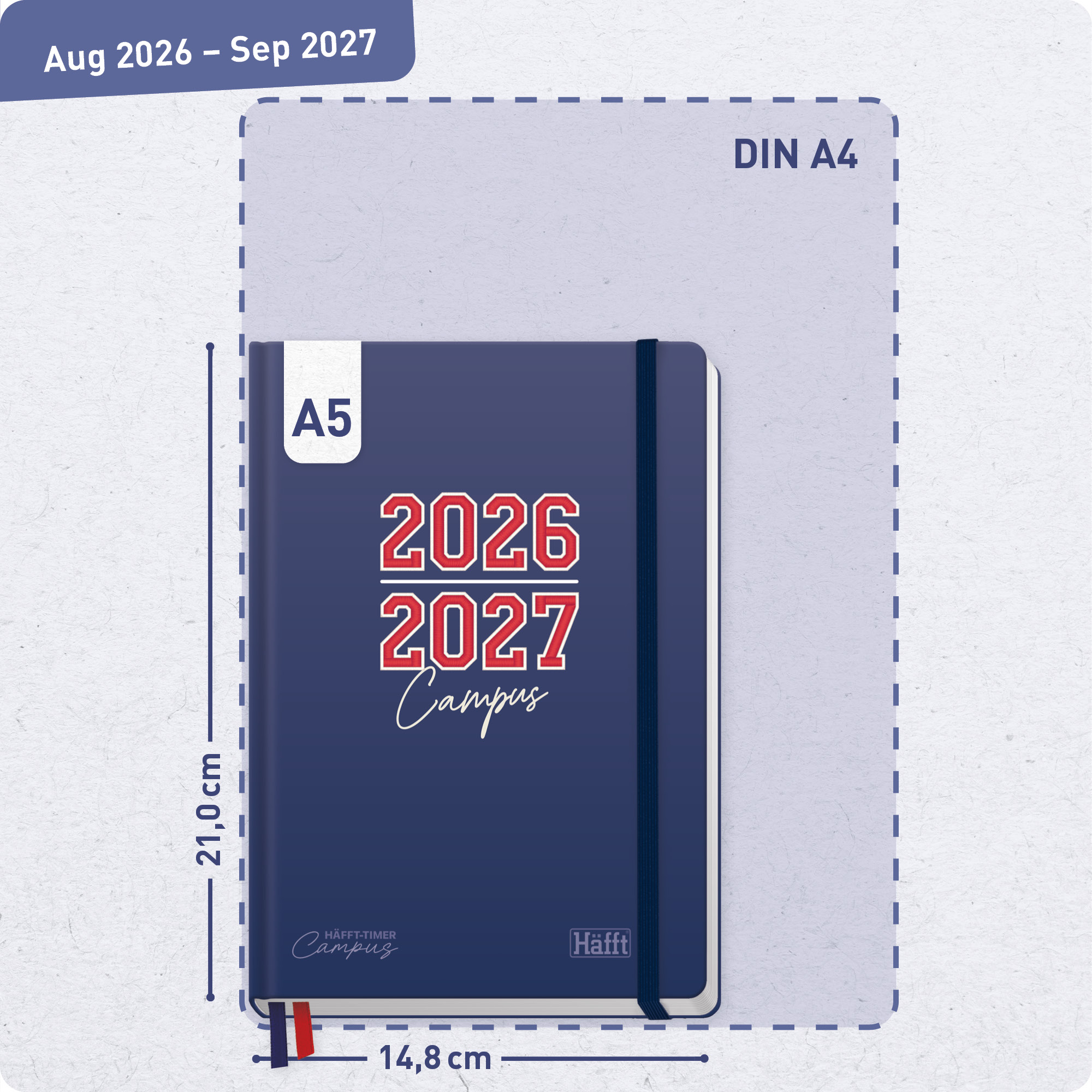 Artikelbild 3 des Artikels “Häfft-Timer Campus A5 2026/2027 [Study Life] “
