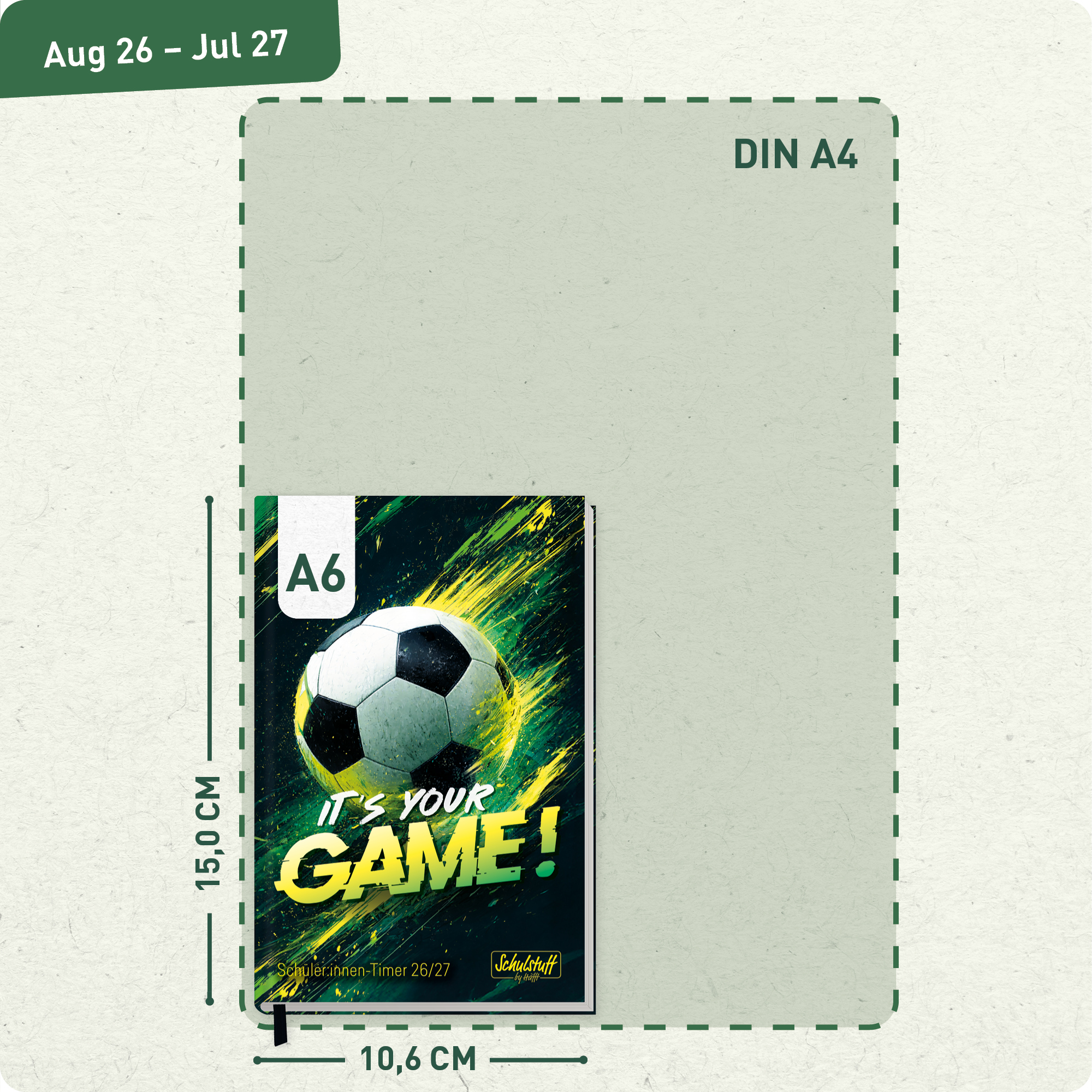 Artikelbild 3 des Artikels “Schulstuff Schüler:innen-Timer A6 2026/2027 [It’s your Game!] “