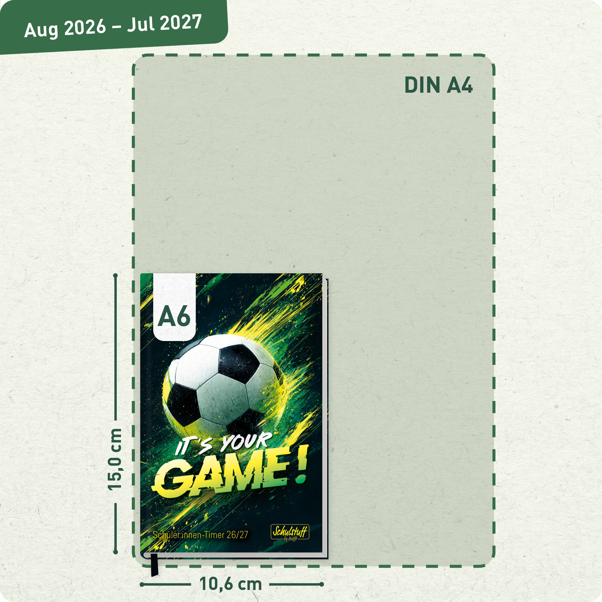 Artikelbild 3 des Artikels “Schulstuff Schüler:innen-Timer A6 2026/2027 [It’s your Game!] “
