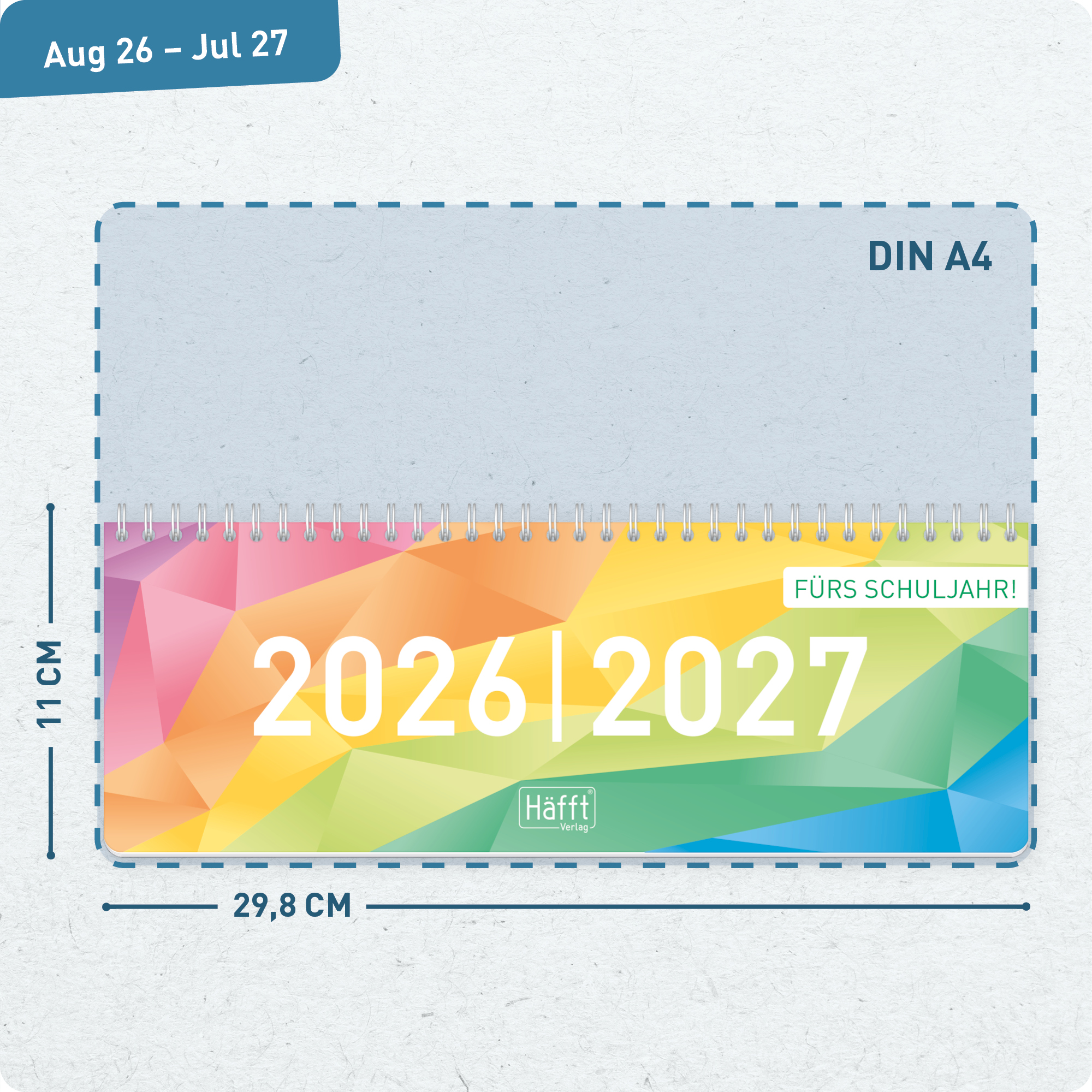 Artikelbild 3 des Artikels “Wochen-Tischkalender Schuljahr 26/27 [Rainbow] “
