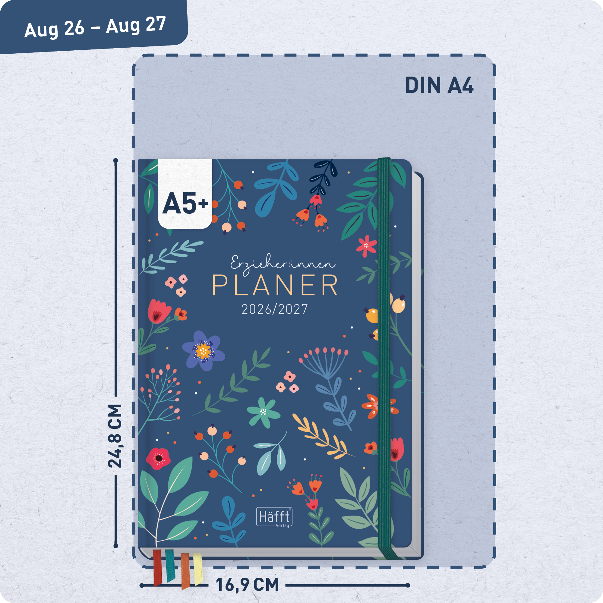 Artikelbild 3 des Artikels “Erzieher-Planer A5+ 26/27  [Color Flowers] “