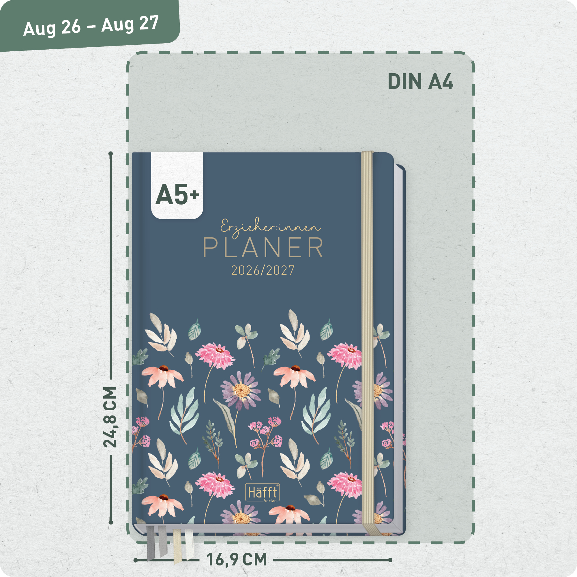 Artikelbild 3 des Artikels “Erzieher-Planer A5+ 26/27  [Flying Flowers] “