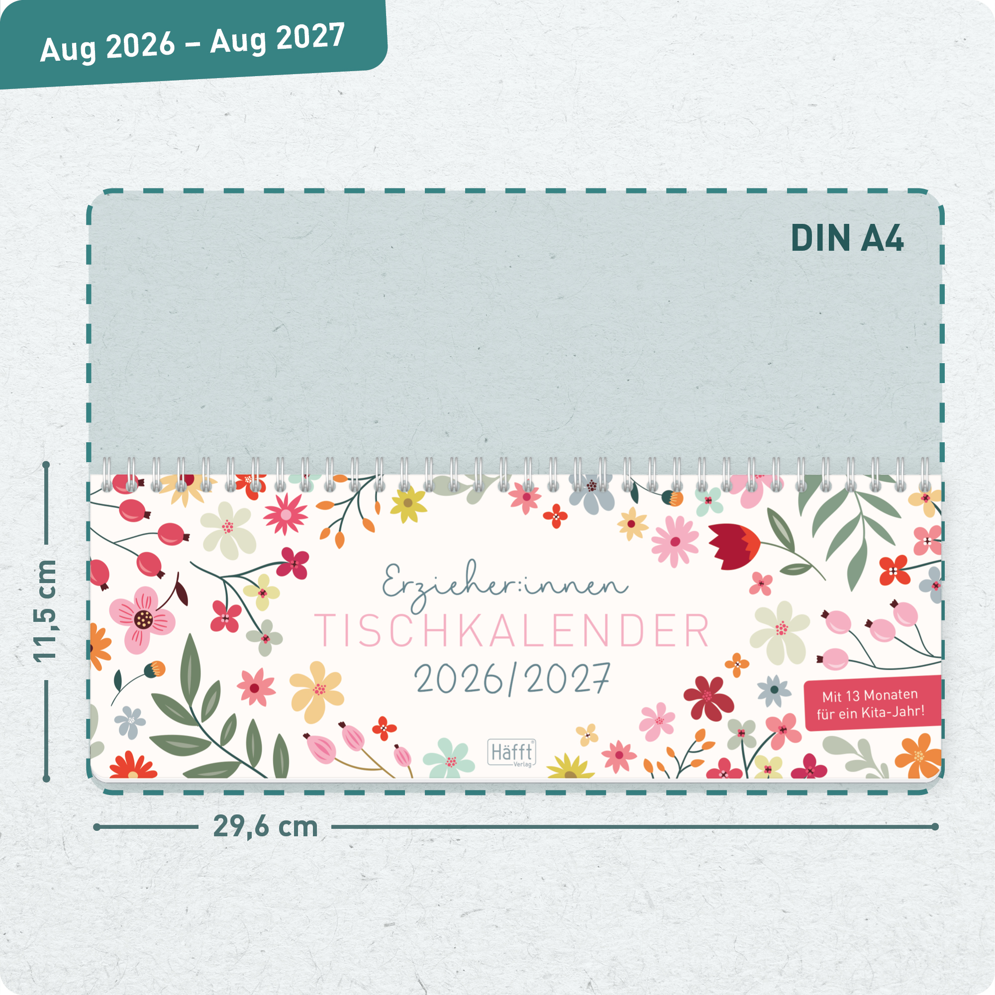 Artikelbild 3 des Artikels “Tischkalender Erzieher 2026/2027 [Wild Flower] “