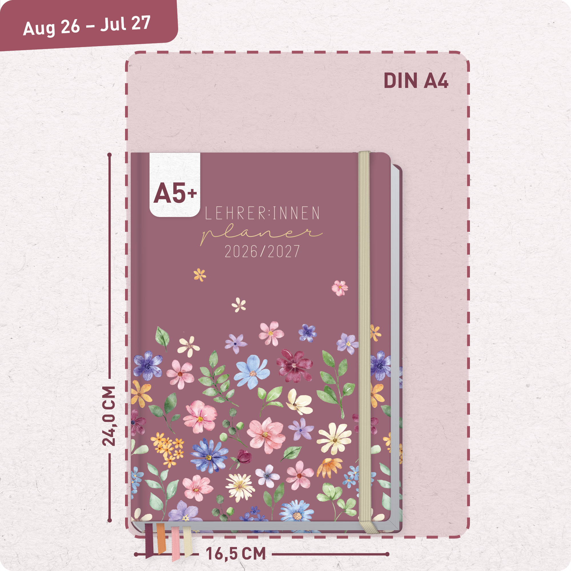 Artikelbild 3 des Artikels “Lehrer-Planer A5+ 26/27 [Berry Blossoms] “