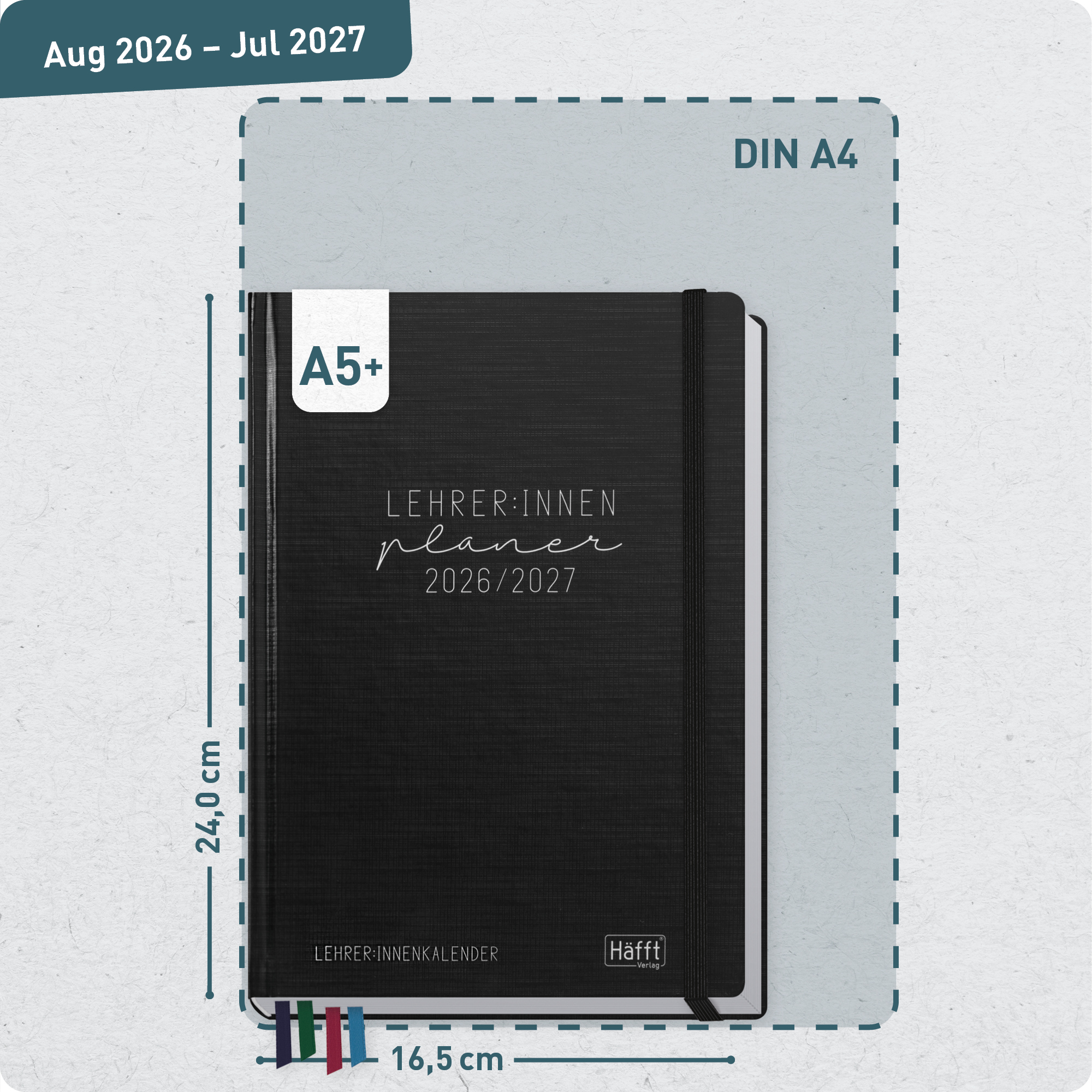 Artikelbild 3 des Artikels “Lehrer-Planer A5+ 2026/2027 [Black Edition] “