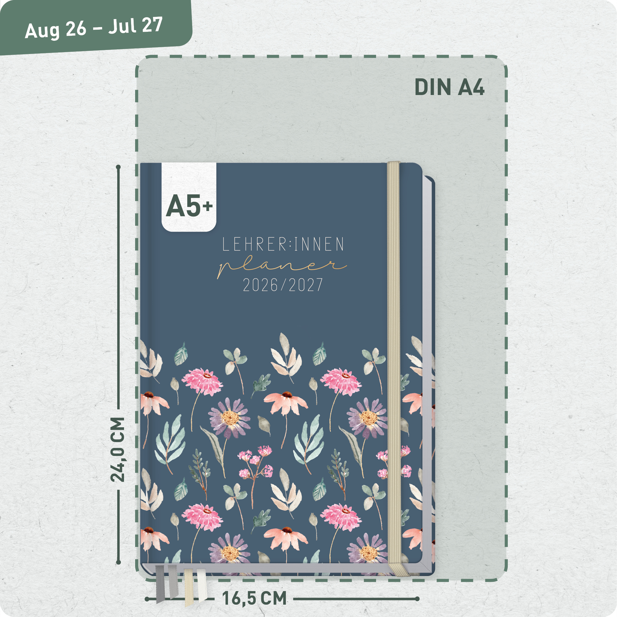 Artikelbild 3 des Artikels “Lehrer-Planer A5+ 26/27 [Flying Flowers] “