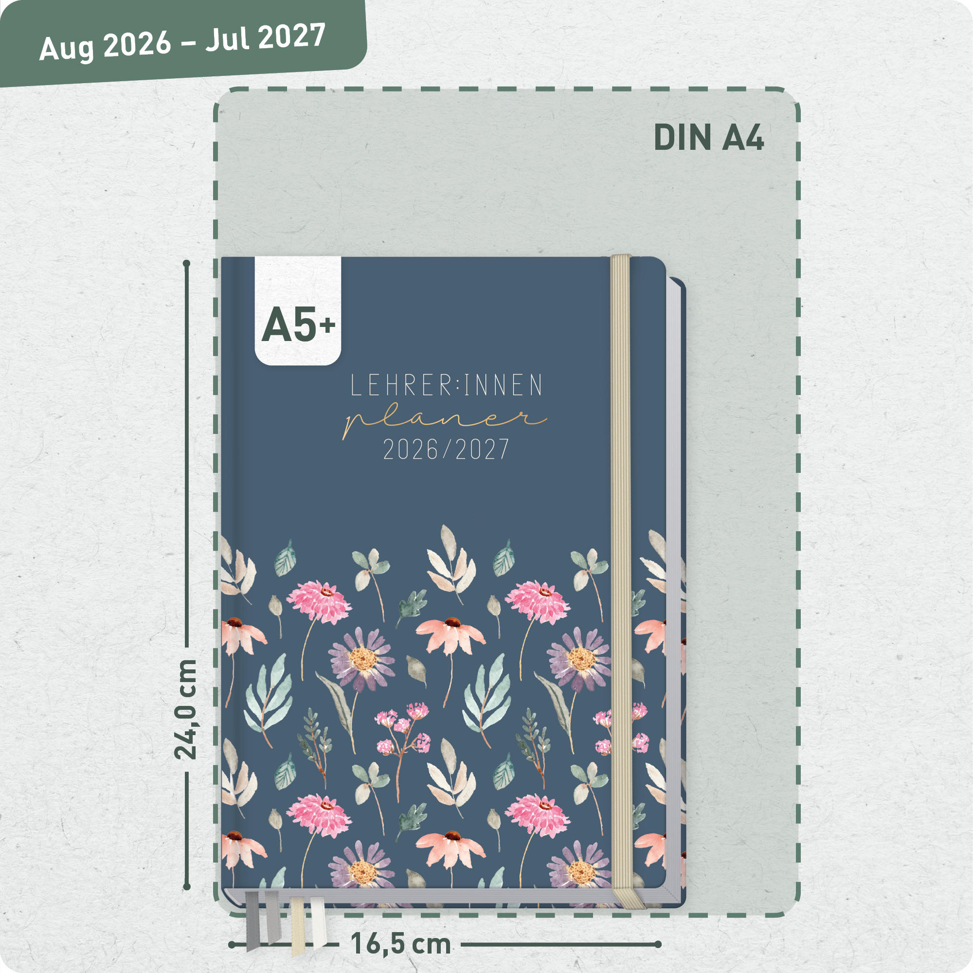 Artikelbild 3 des Artikels “Lehrer-Planer A5+ 2026/2027 [Flying Flowers] “