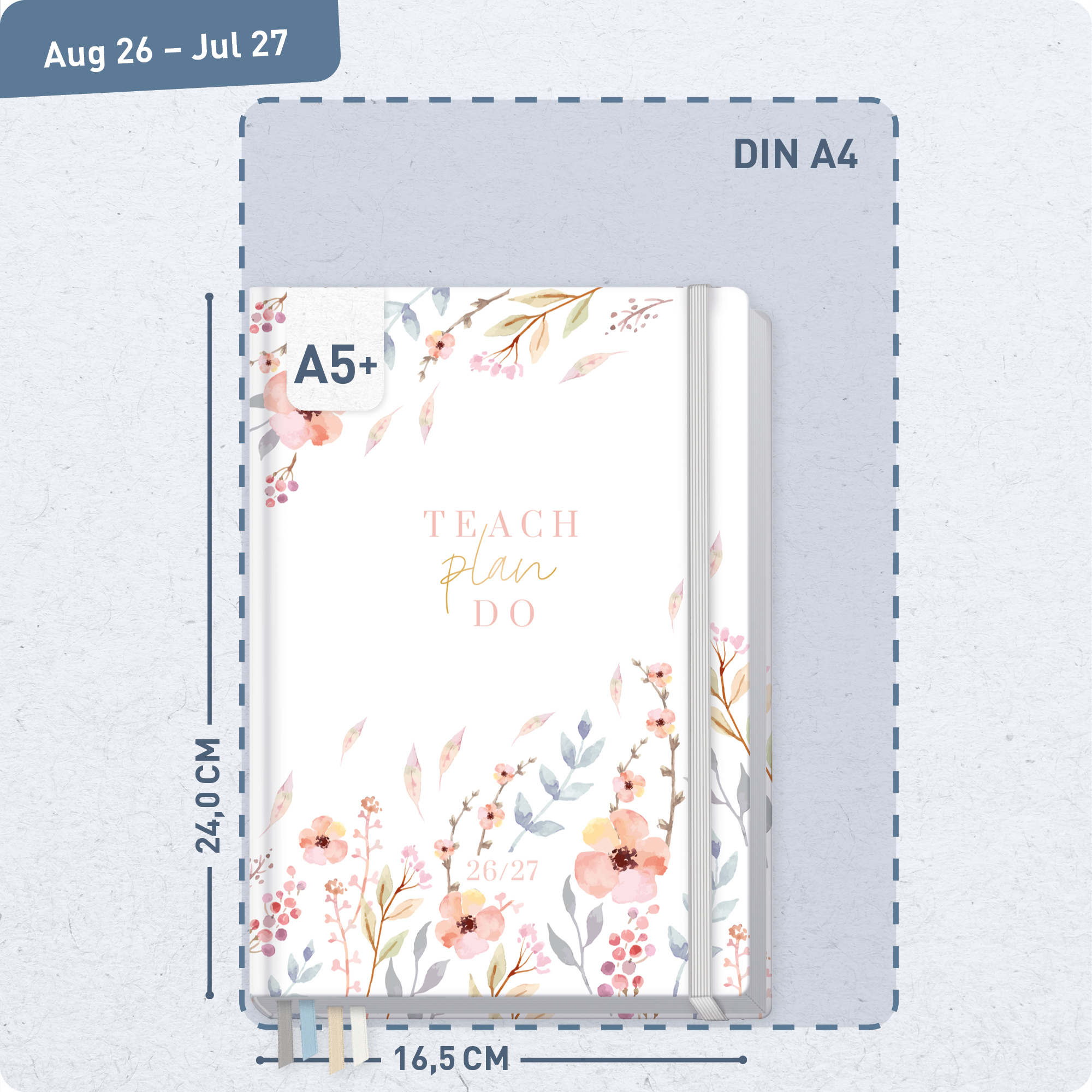 Artikelbild 3 des Artikels “Lehrer-Planer A5+ 26/27 [Sweet Flowers] “