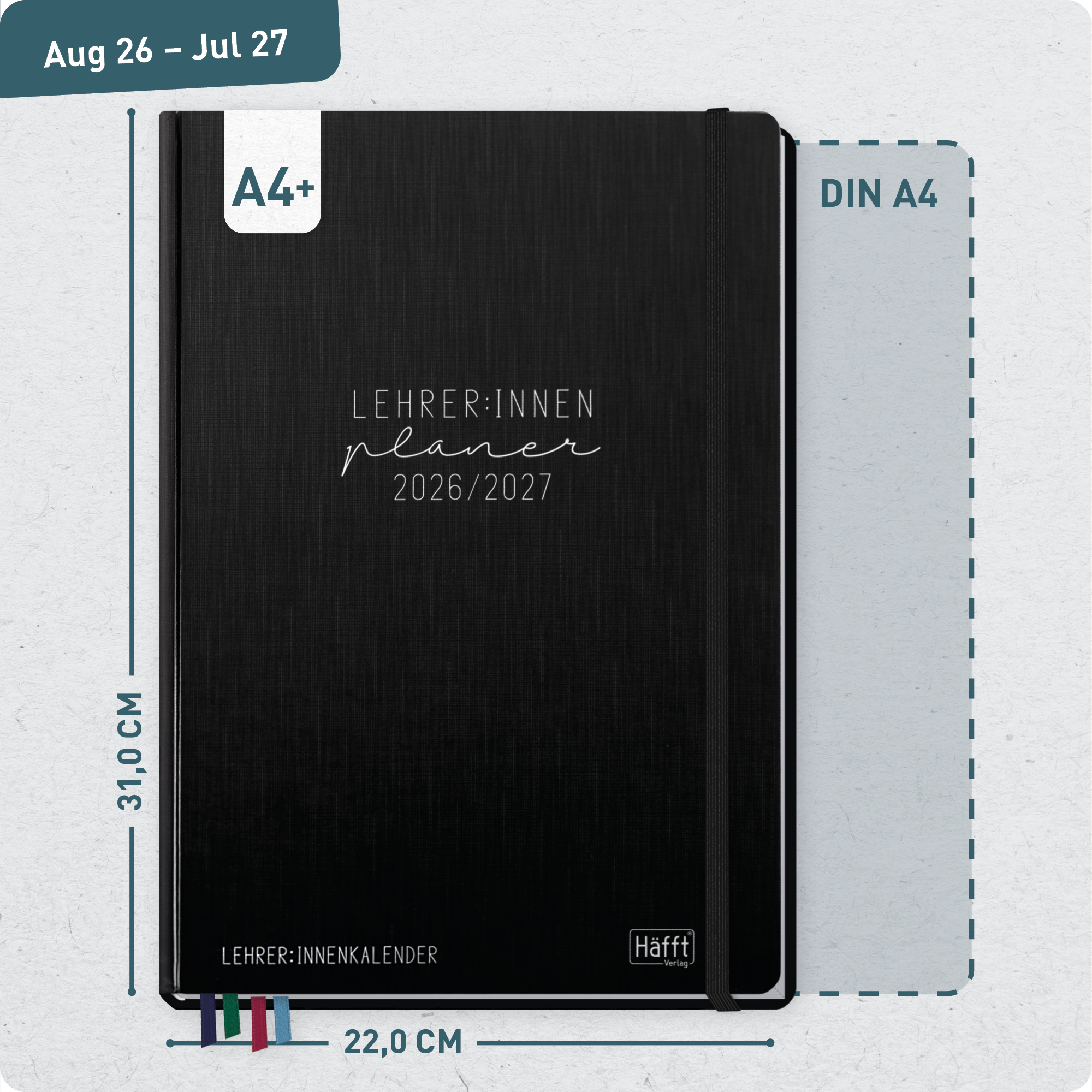 Artikelbild 3 des Artikels “Lehrer-Planer Maxi A4+ 26/27 [Black Edition] “