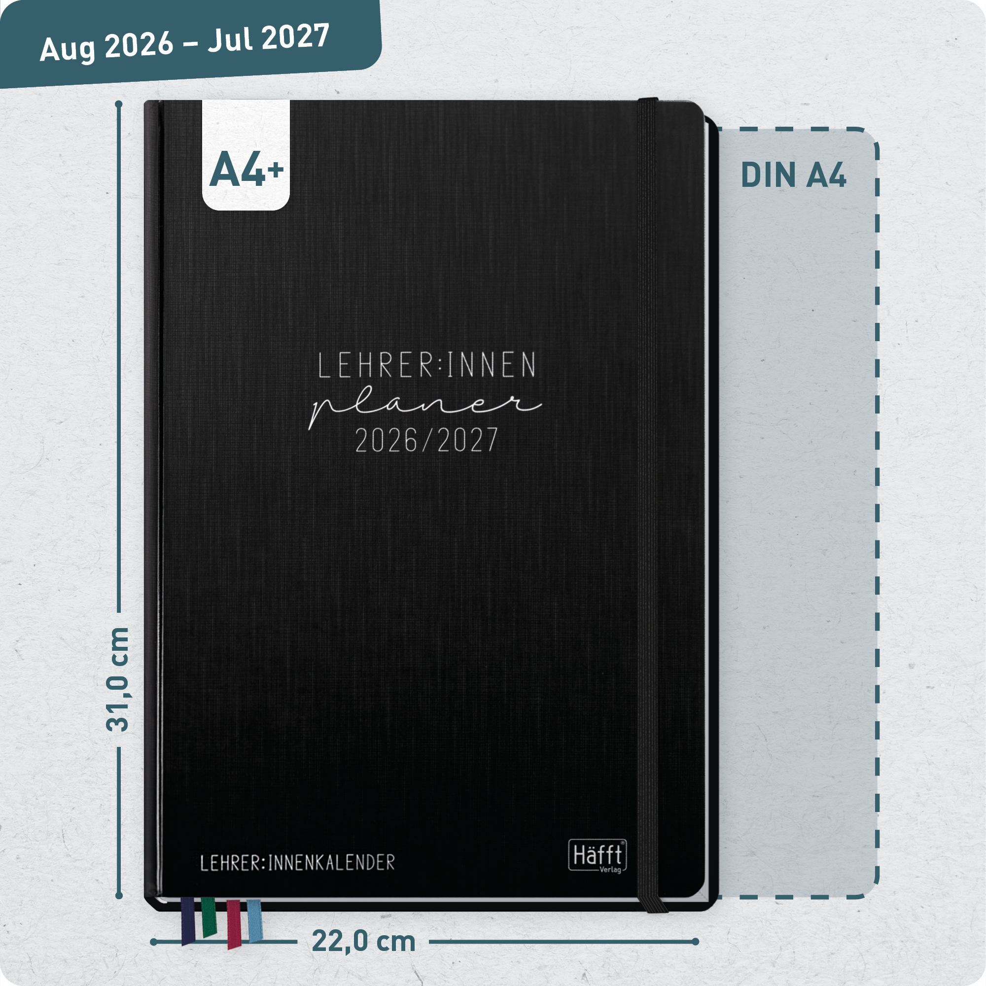 Artikelbild 3 des Artikels “Lehrer-Planer Maxi A4+ 26/27 [Black Edition] “