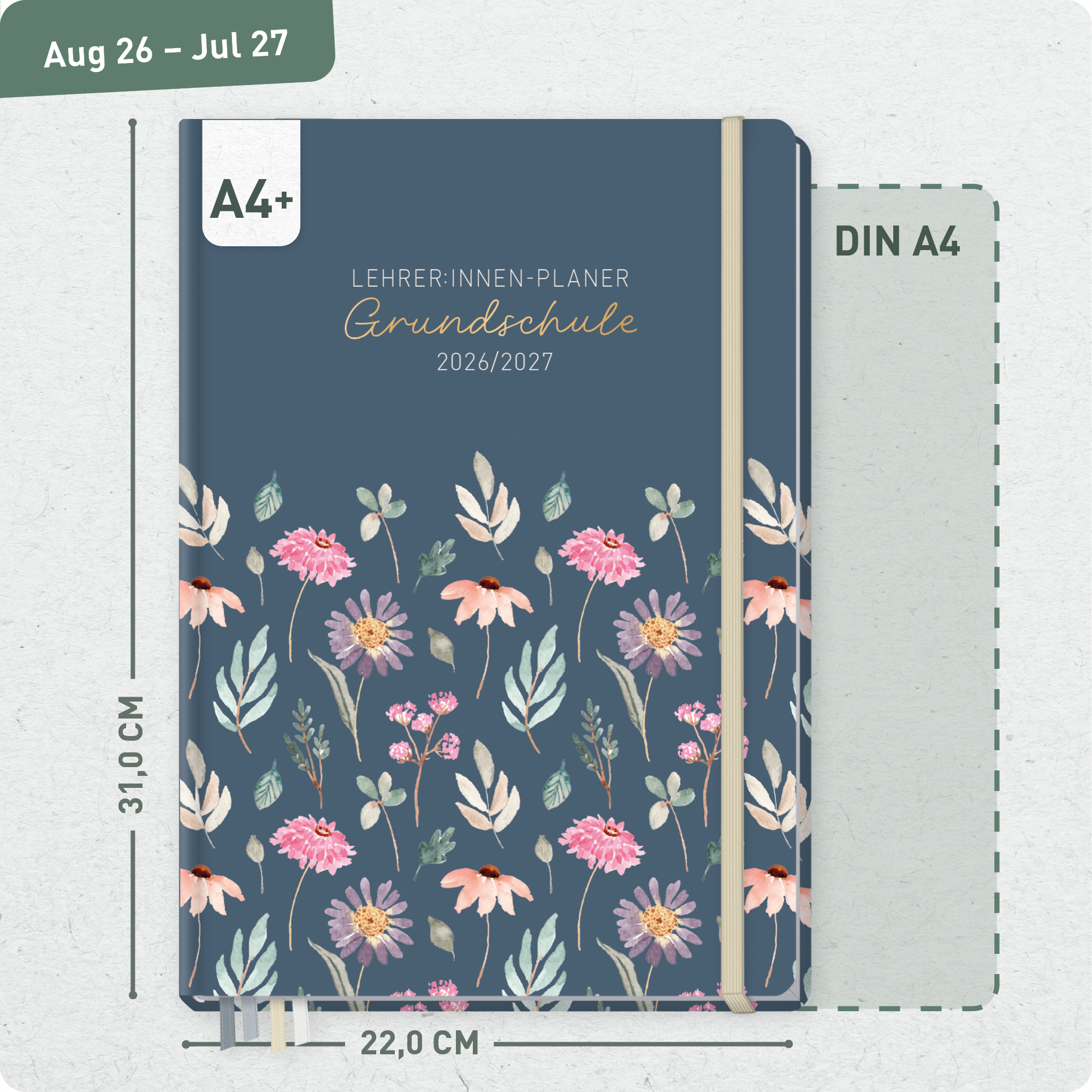 Artikelbild 3 des Artikels “Lehrer-Planer Grundschule A4+ 26/27 [Flying Flowers] “