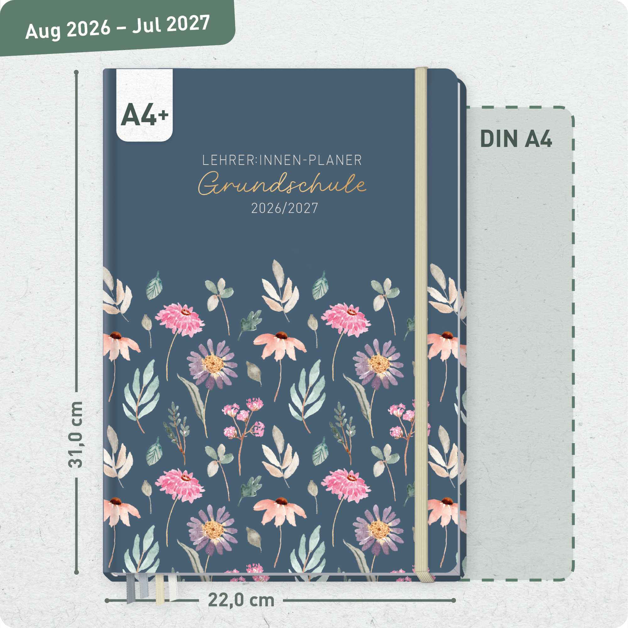 Artikelbild 3 des Artikels “Lehrer-Planer Grundschule A4+ 26/27 [Flying Flowers] “