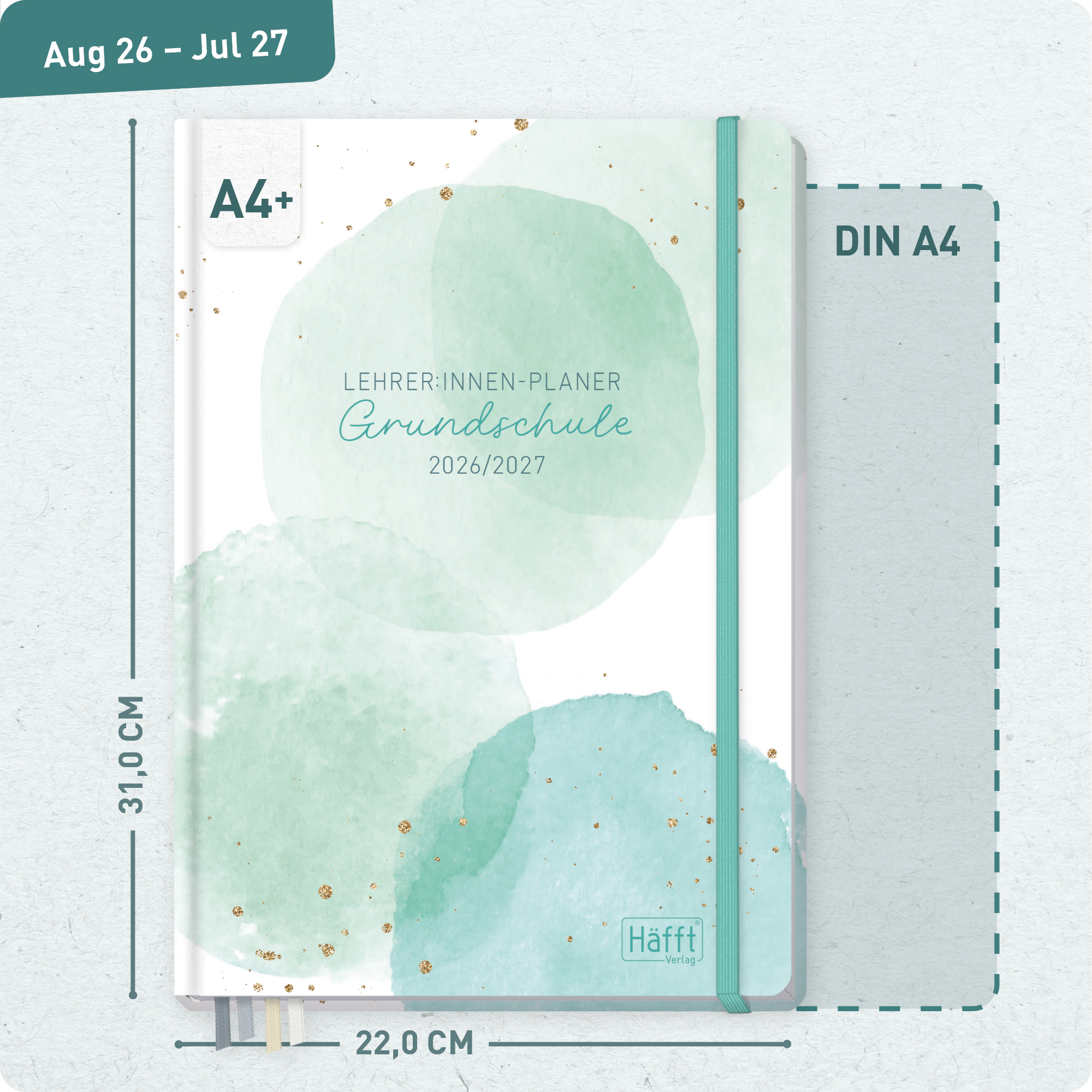 Artikelbild 3 des Artikels “Lehrer-Planer Grundschule A4+ 26/27 [Watercolor Dots] “