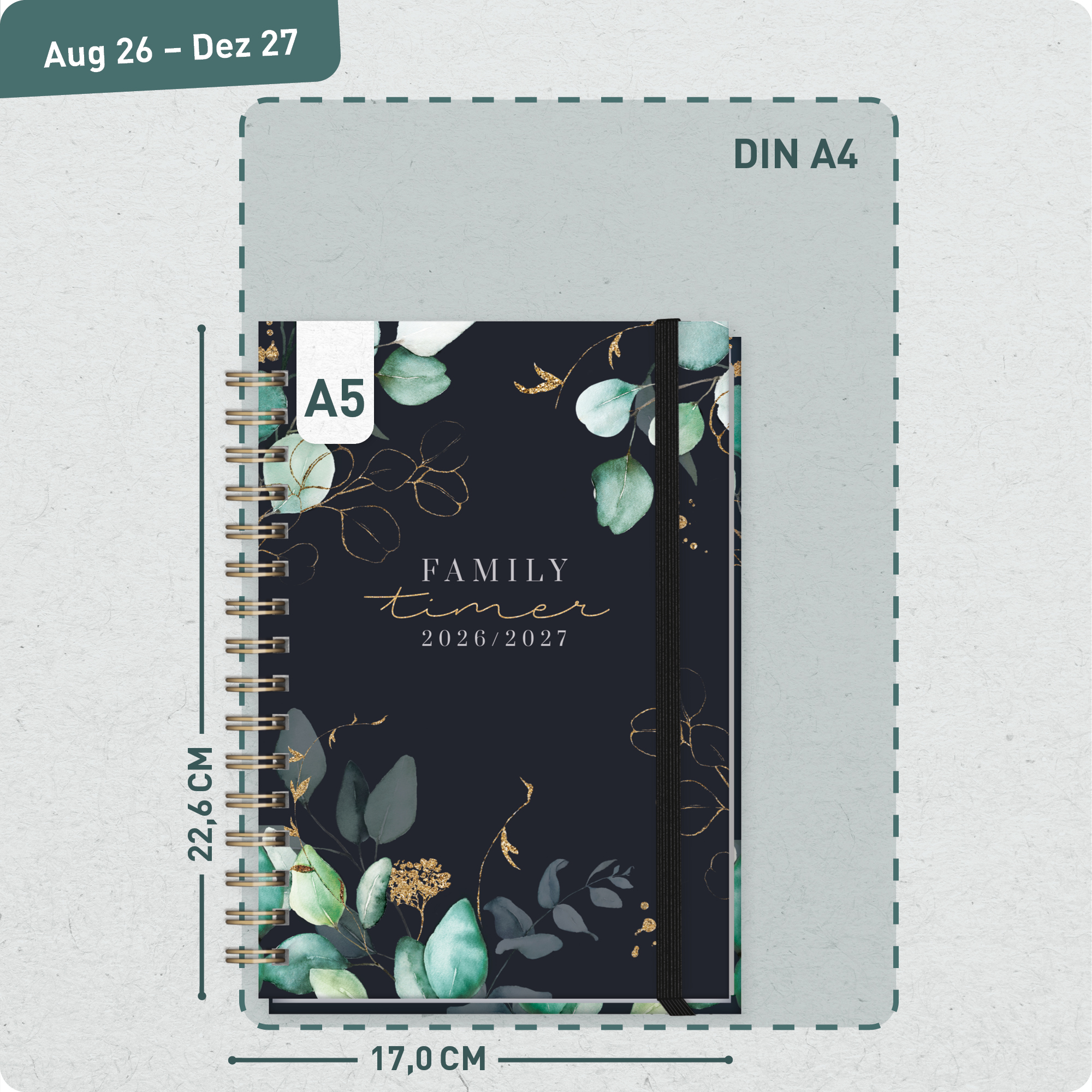 Artikelbild 3 des Artikels “Family-Timer A5 2026 2027 [Mondscheinblüten] “