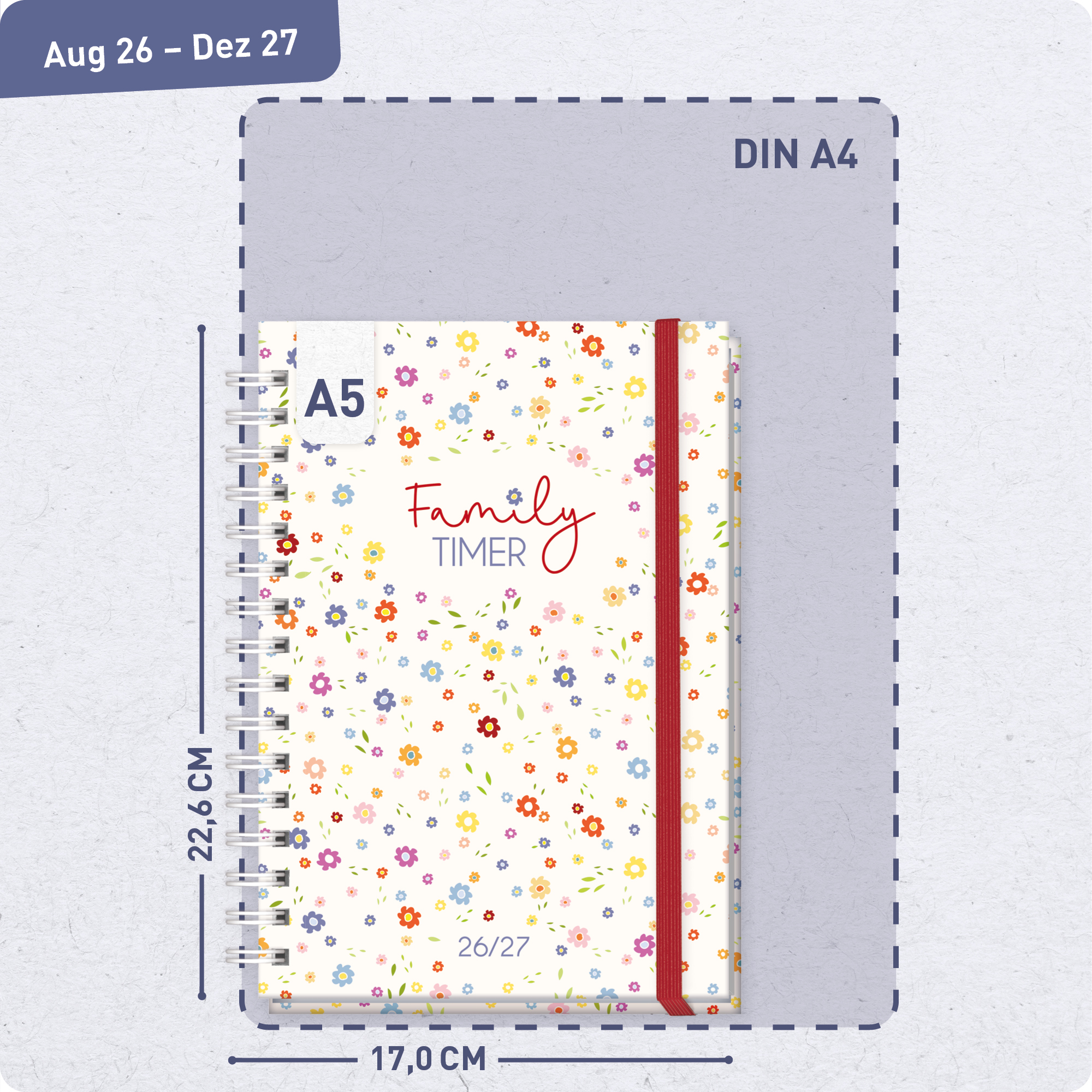 Artikelbild 3 des Artikels “Family-Timer A5 2026 2027 [Tiny Blossoms] “