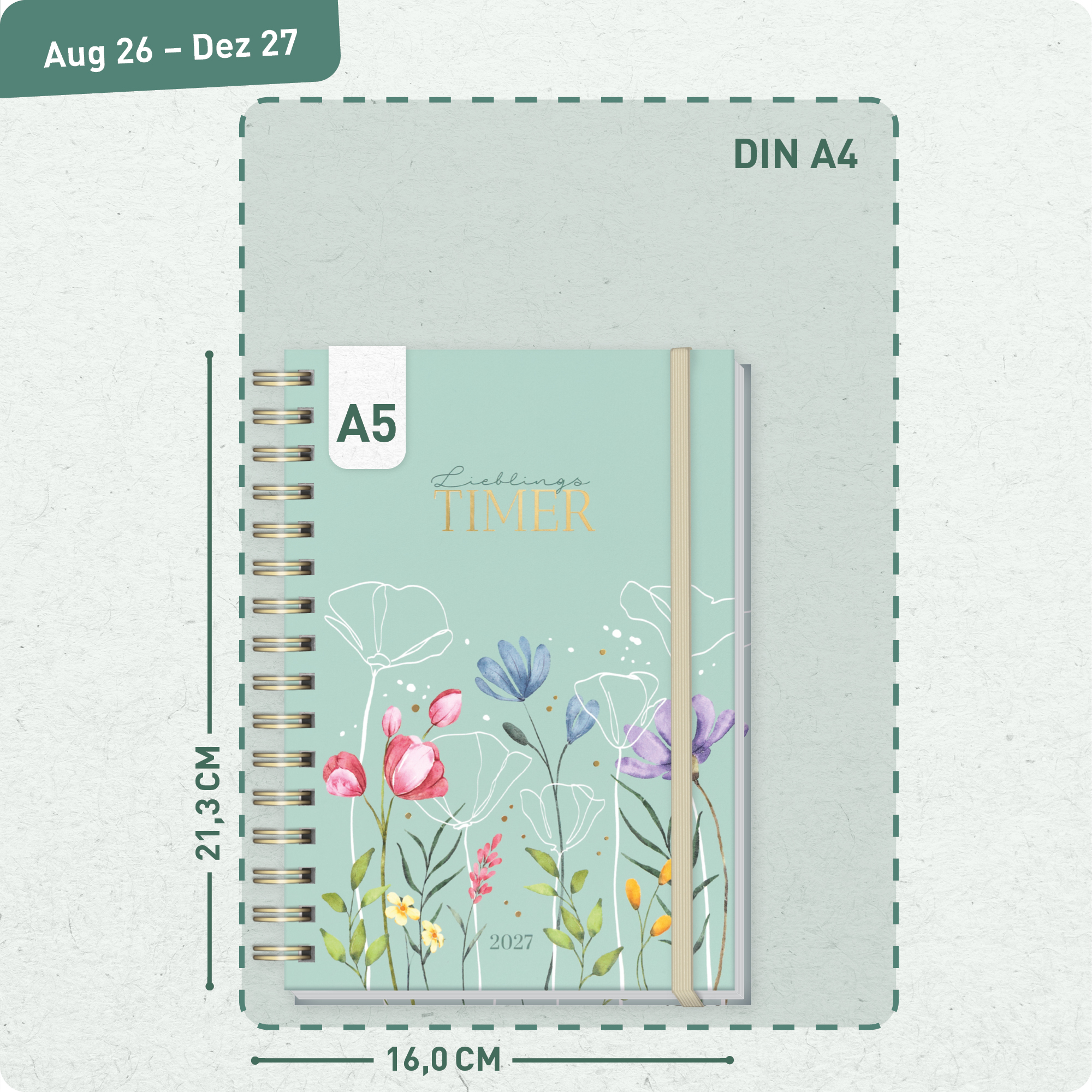 Artikelbild 3 des Artikels “Lieblings-Timer A5 2026/2027 [Spring Flowers] “