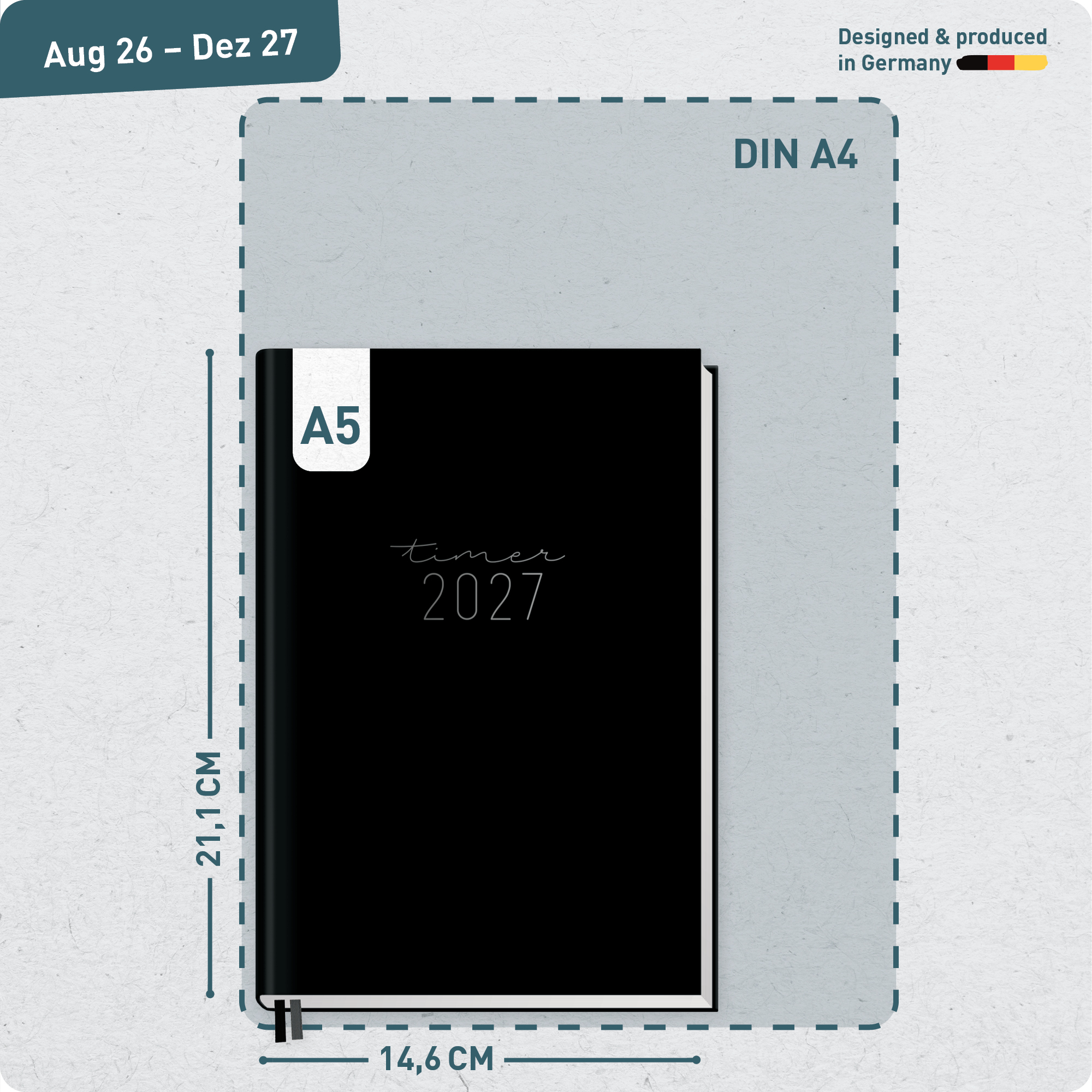 Artikelbild 3 des Artikels “Chäff-Timer A5 2026/2027 [Black Edition] “