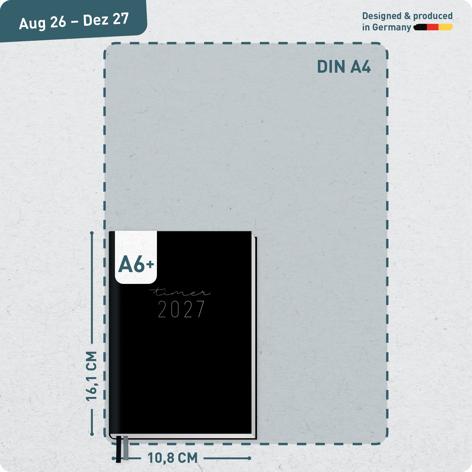 Artikelbild 3 des Artikels “Chäff-Timer Mini A6+ 2026/2027 [Black Edition] “
