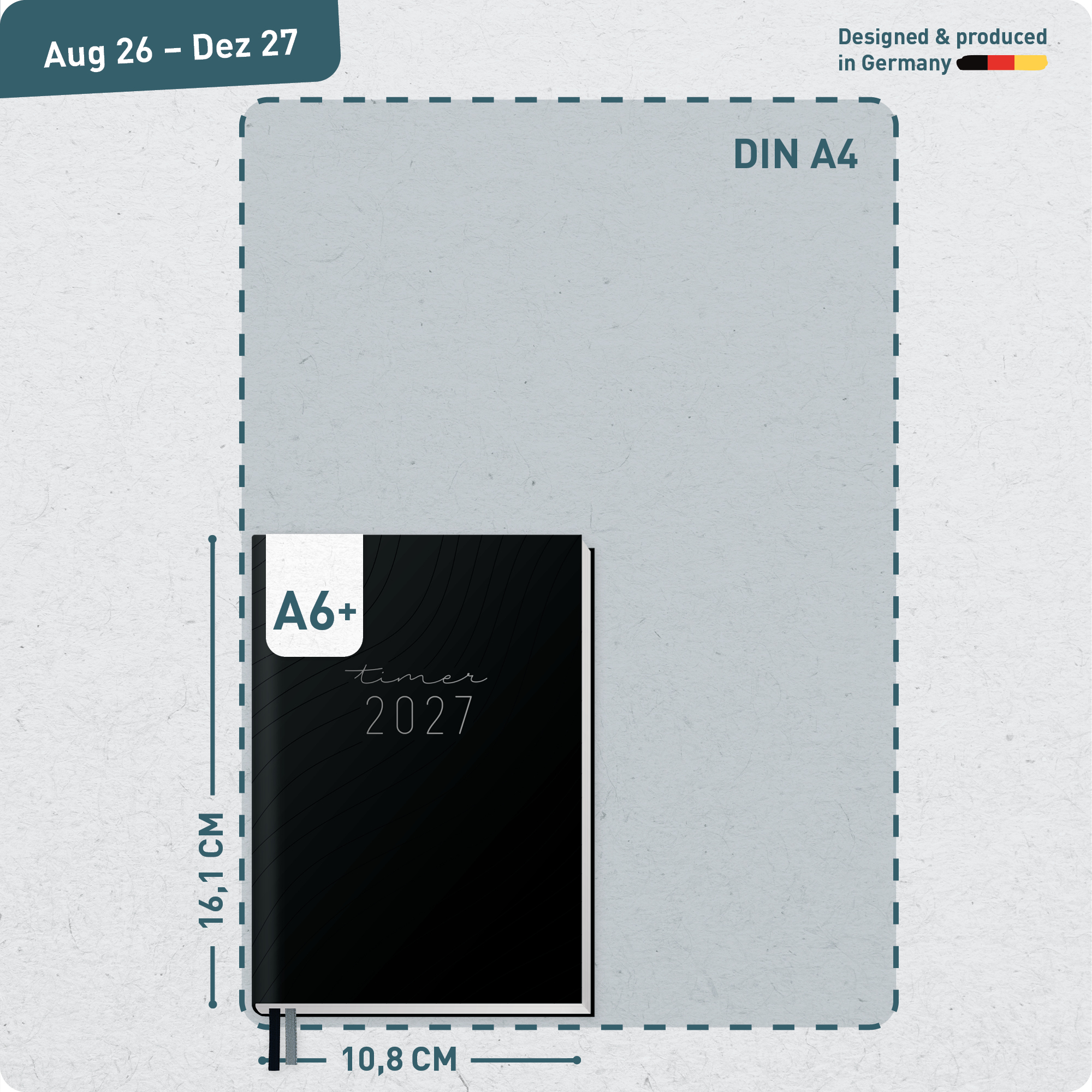 Artikelbild 3 des Artikels “Chäff-Timer Mini A6+ 2026/2027 [Black Edition] “