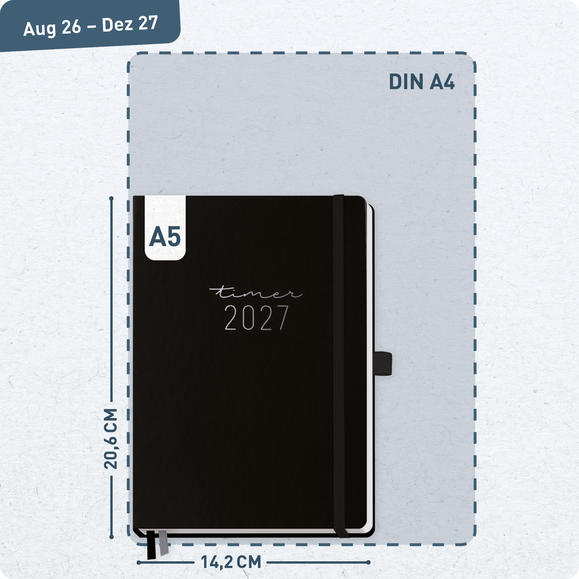 Artikelbild 3 des Artikels “Chäff-Timer Premium A5 2026/2027 [Schwarz] “