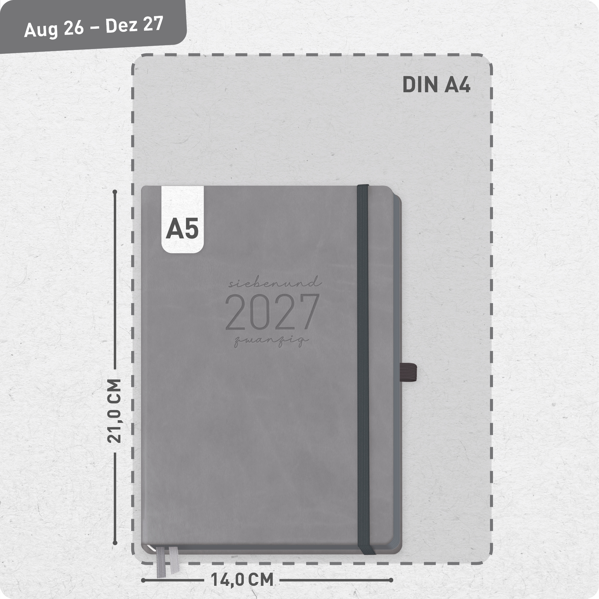 Artikelbild 3 des Artikels “Chäff-Timer Deluxe A5 2026/2027 [Grey Edition] “