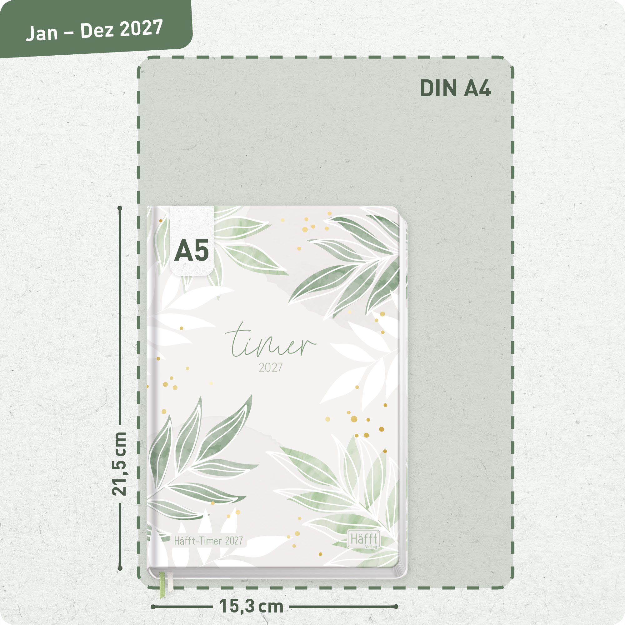 Artikelbild 3 des Artikels “Häfft-Timer A5 2027 [Pure Leaves] “