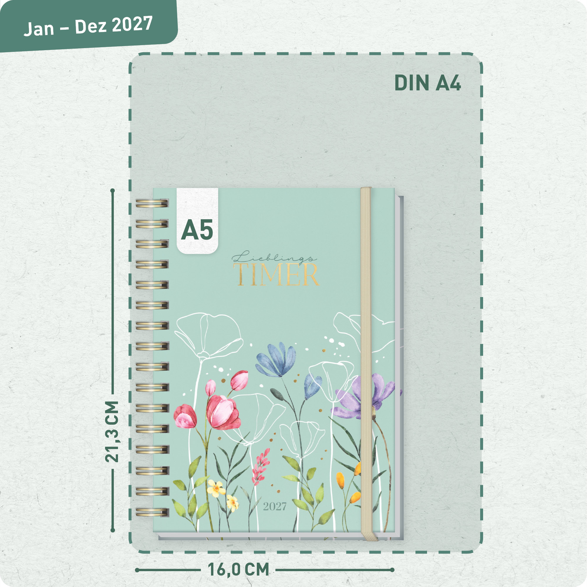 Artikelbild 3 des Artikels “Lieblings-Timer A5 2027 [Spring Flowers] “