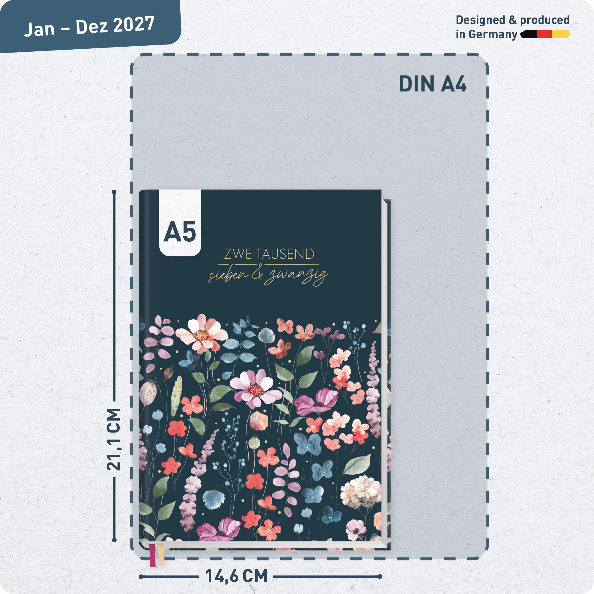 Artikelbild 3 des Artikels “Chäff-Timer Classic A5 2027 [Flower Inspiration] “