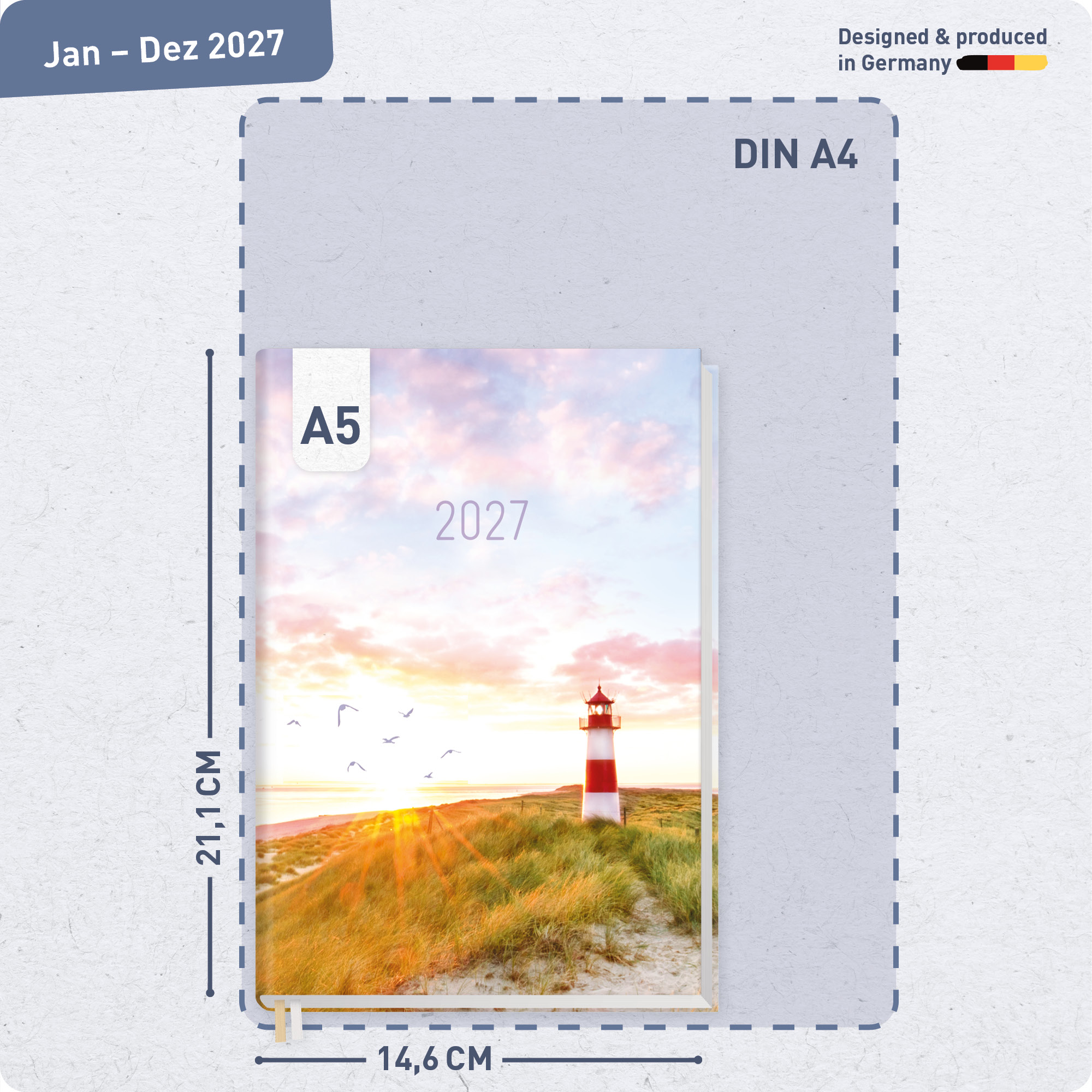 Artikelbild 3 des Artikels “Chäff-Timer Classic A5 2027 [Leuchtturm] “