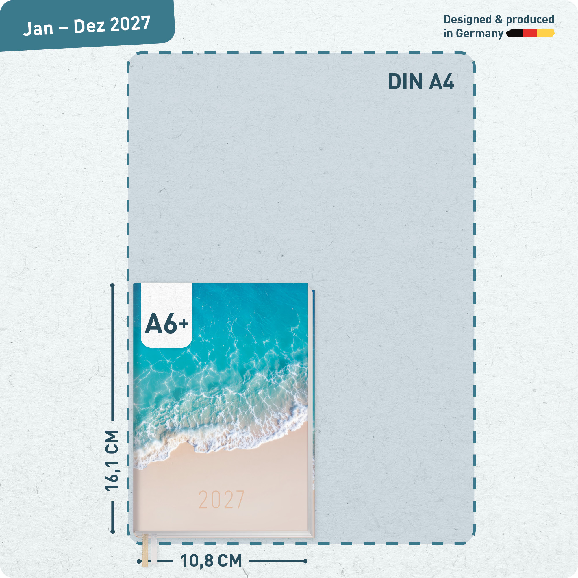 Artikelbild 3 des Artikels “Chäff-Timer Mini 2027 A6+ [Summer Beach] “
