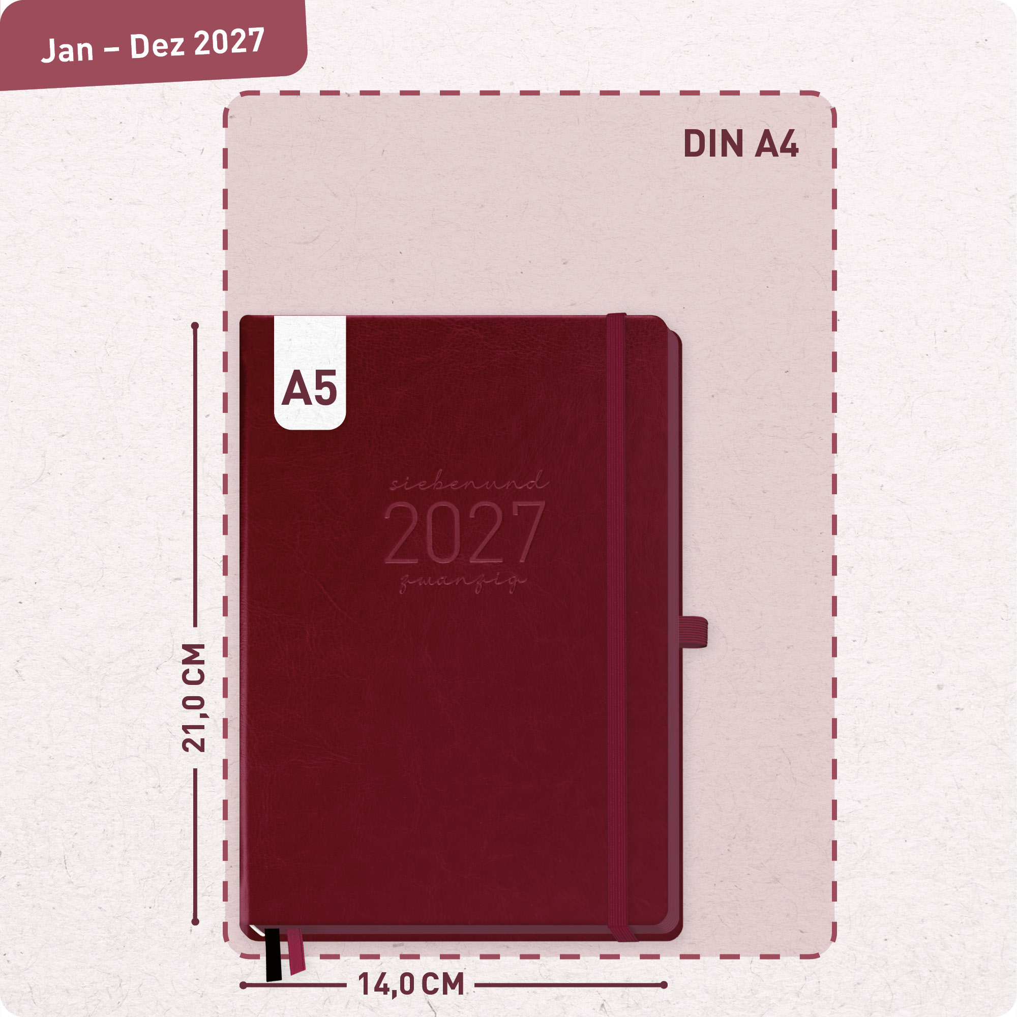 Artikelbild 3 des Artikels “Chäff-Timer Deluxe A5 2027 [Berry] “