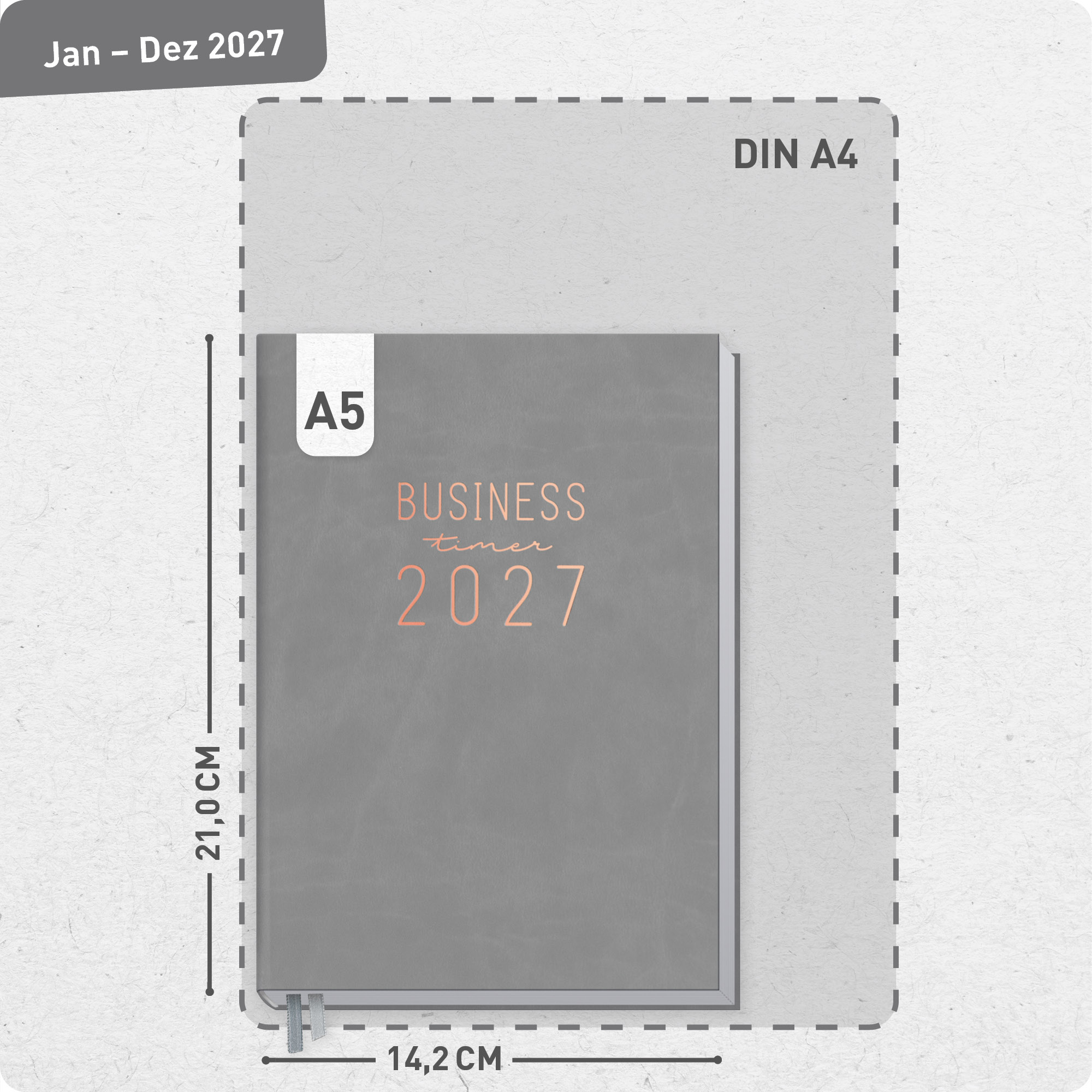 Artikelbild 3 des Artikels “Business-Timer A5 2027 [Grau-Rosé] “