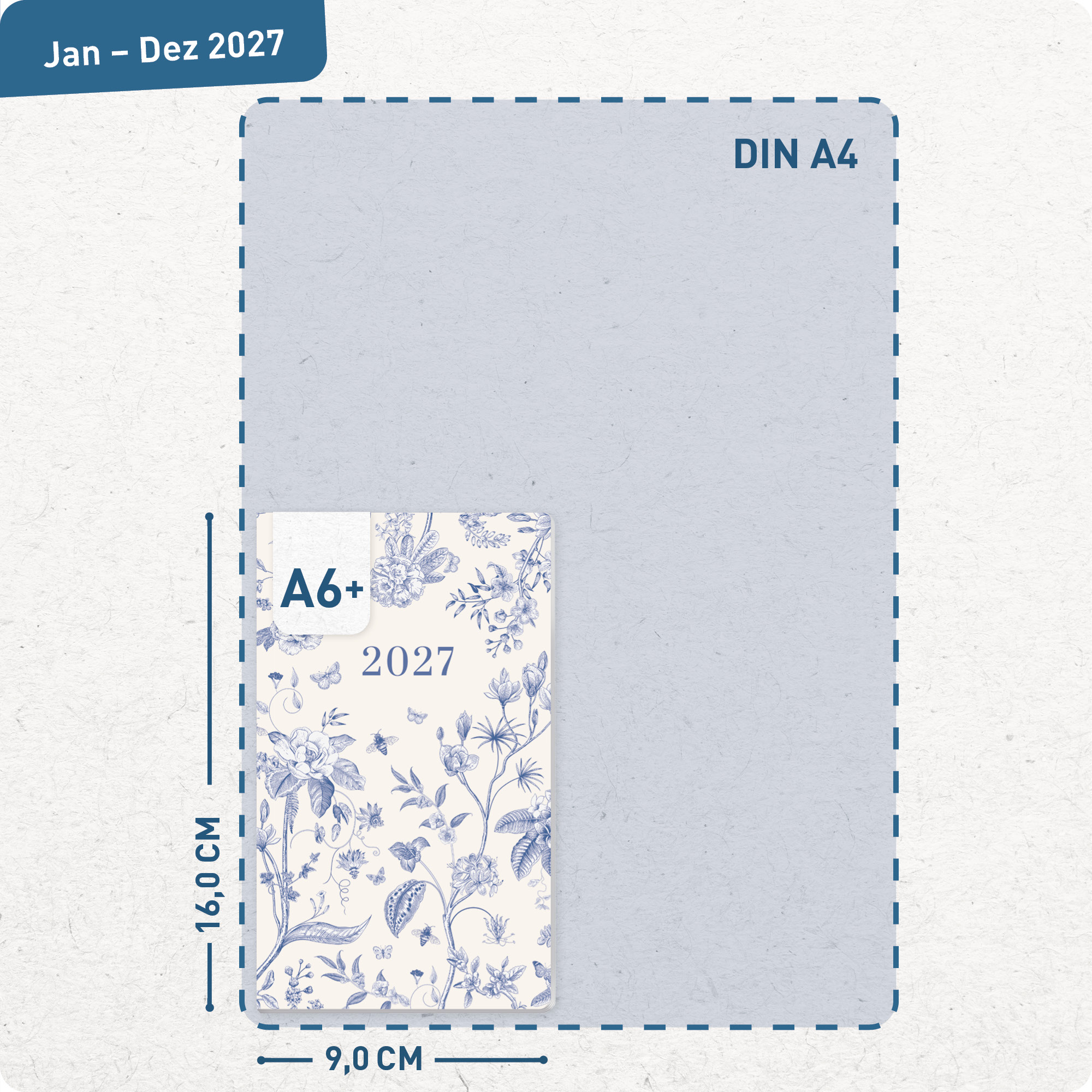 Artikelbild 3 des Artikels “Monatskalender Pocket Slim A6+ 2027 [Fine Style] “
