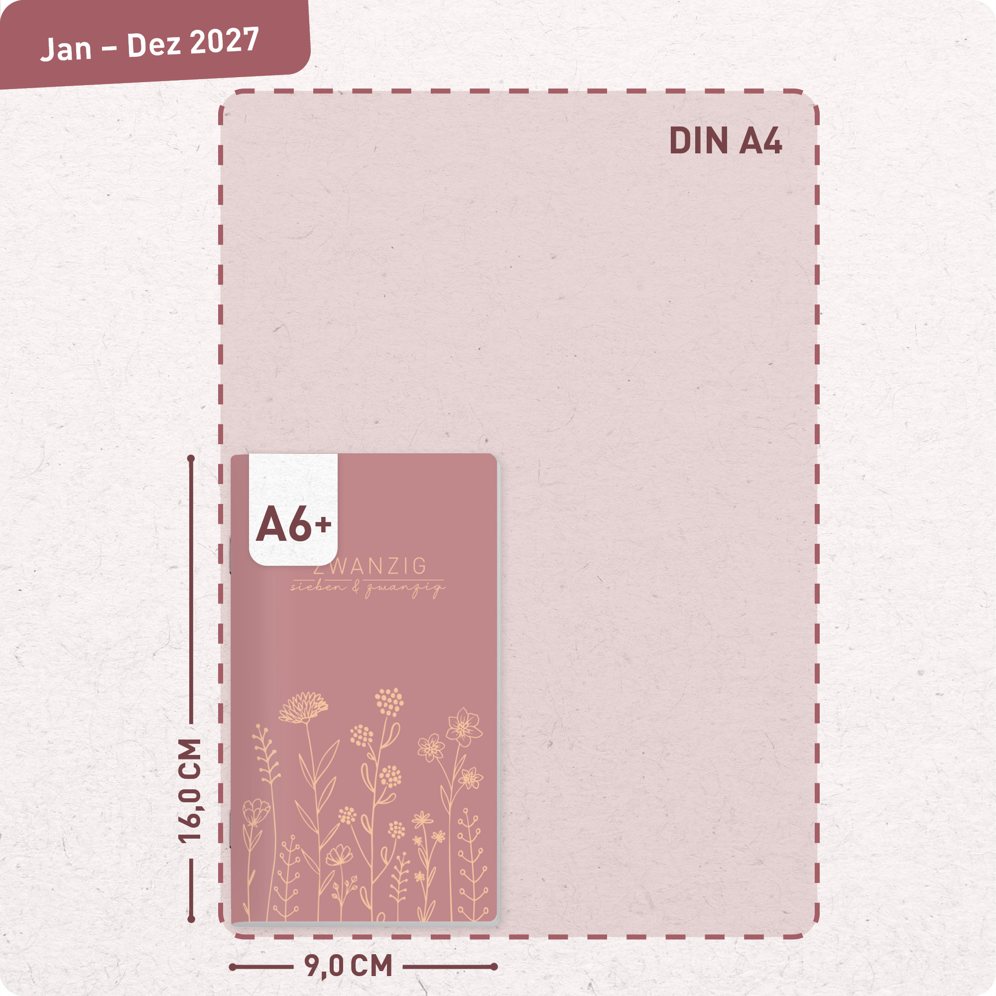 Artikelbild 3 des Artikels “Monatskalender Square A6+ 2027 [Fine Flowers] “