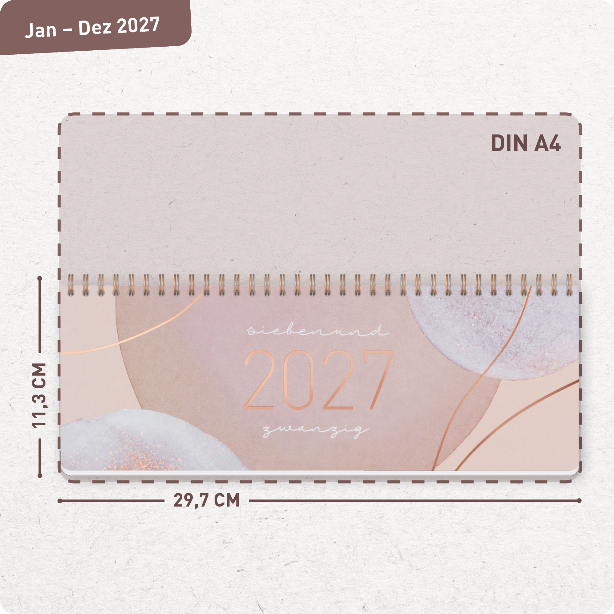 Artikelbild 3 des Artikels “Wochen-Tischkalender 2027 mit Aufsteller “