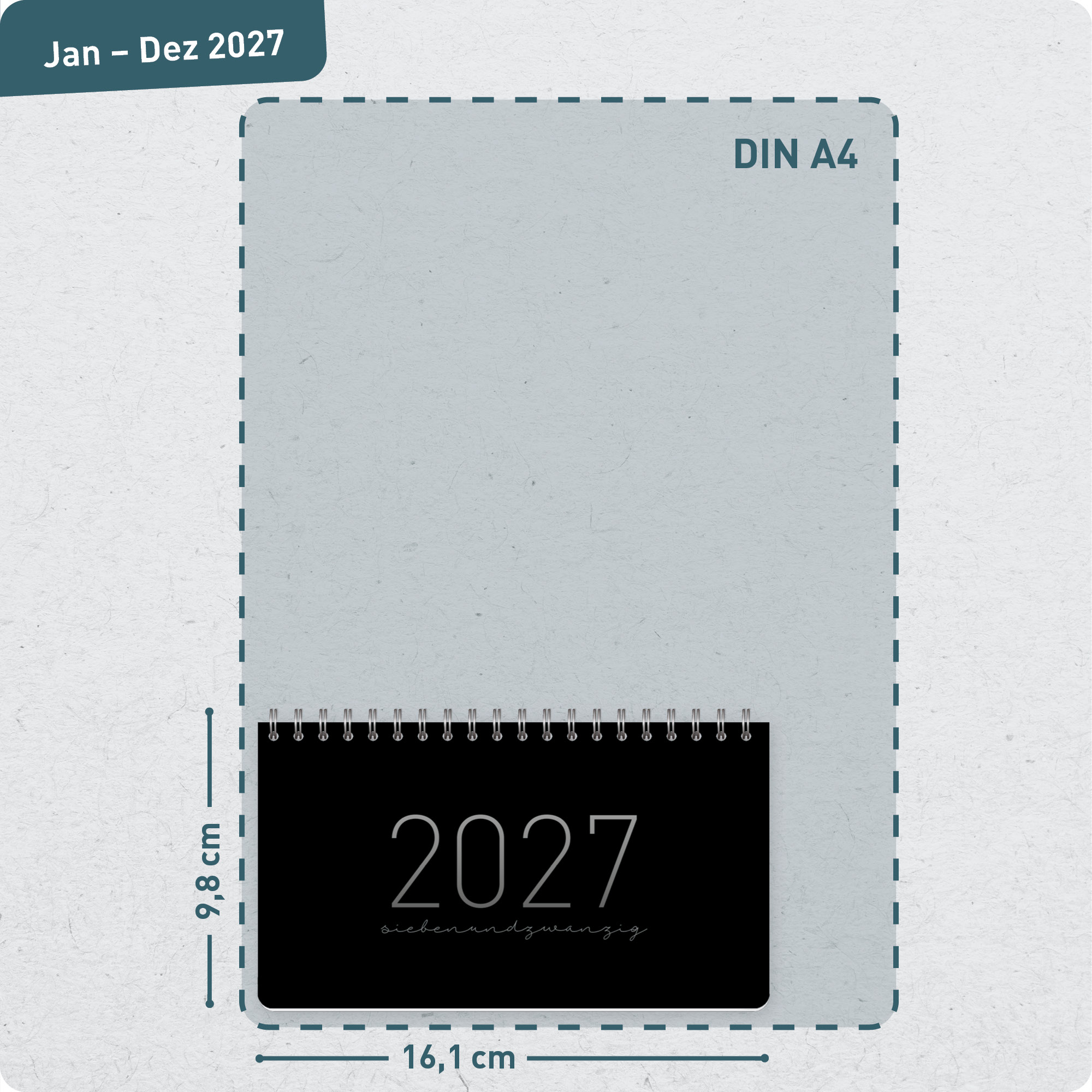 Artikelbild 3 des Artikels “Wochen-Tischkalender Pocket 2027 [Black Edition] “