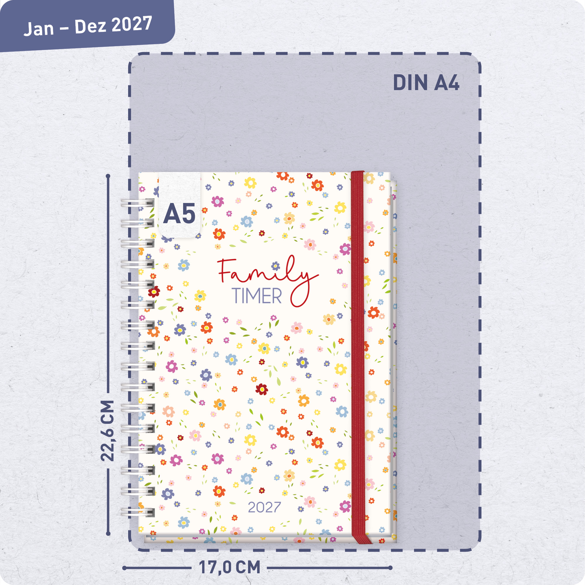 Artikelbild 3 des Artikels “Family-Timer A5 2027 [Tiny Blossoms] “