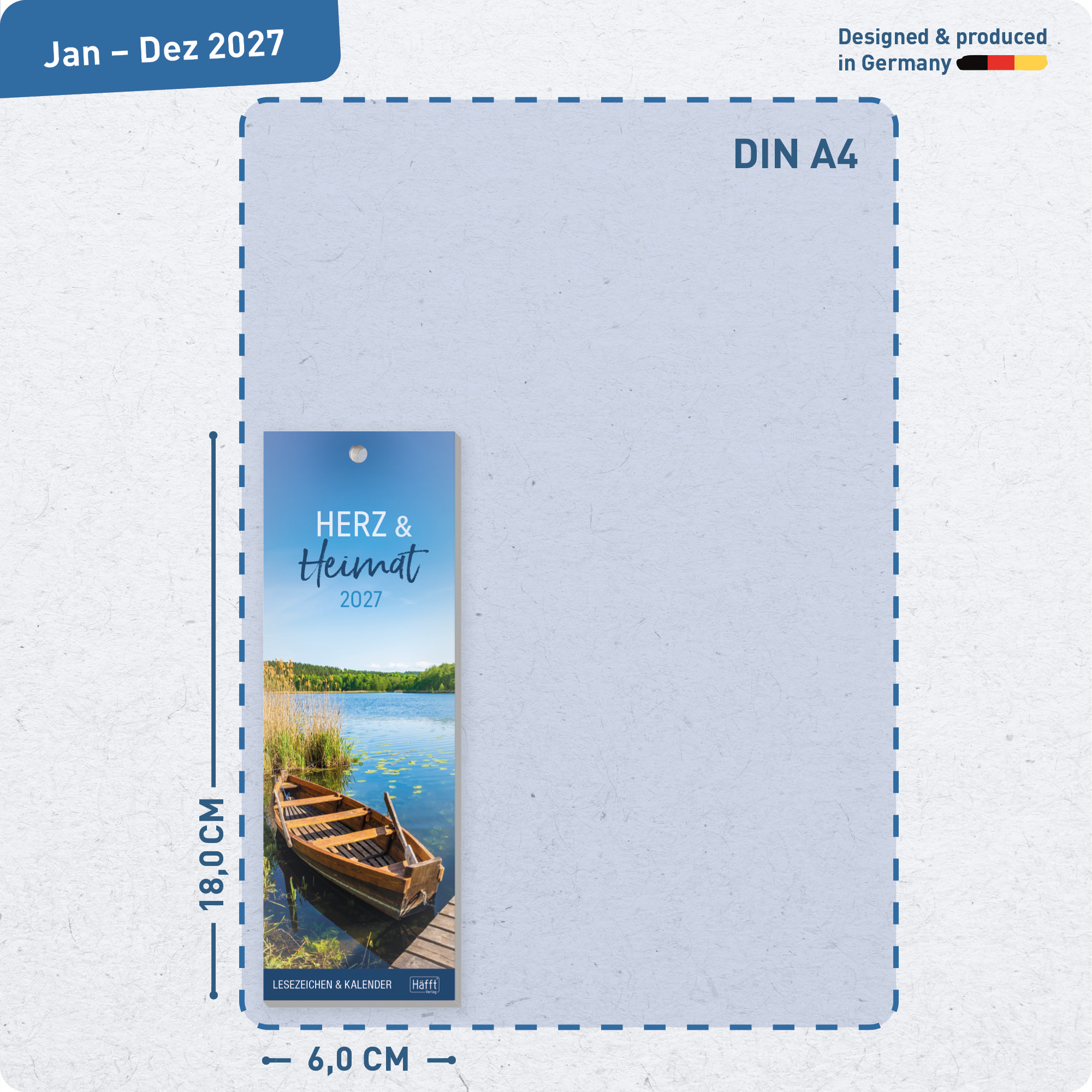 Artikelbild 3 des Artikels “Lesezeichenkalender 2027 [Herz & Heimat] “